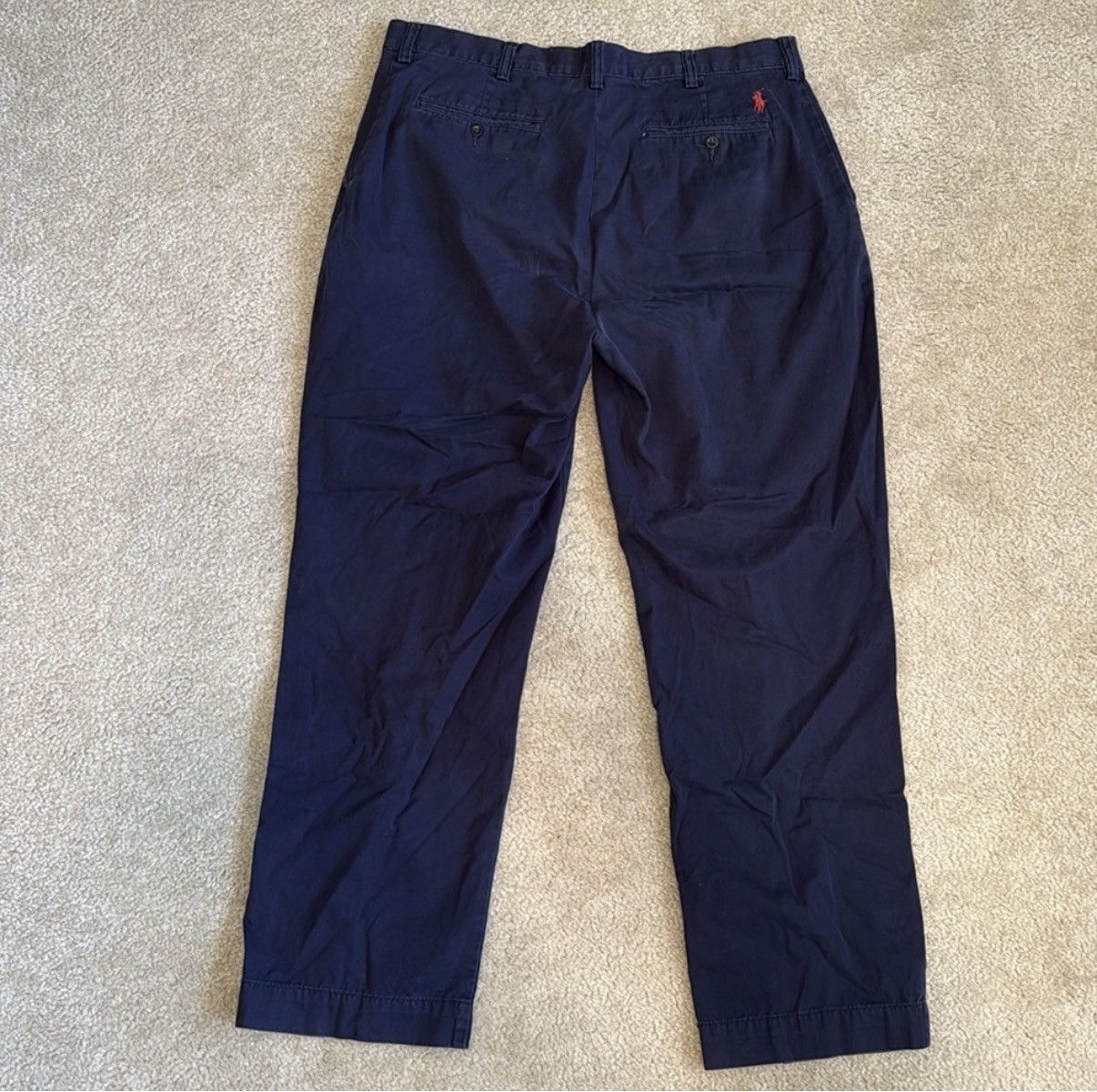 Polo Ralph Lauren Polo Ralph Lauren 100% Cotton Navy Blue Chinos Size US 36 / EU 52 - 5 Thumbnail