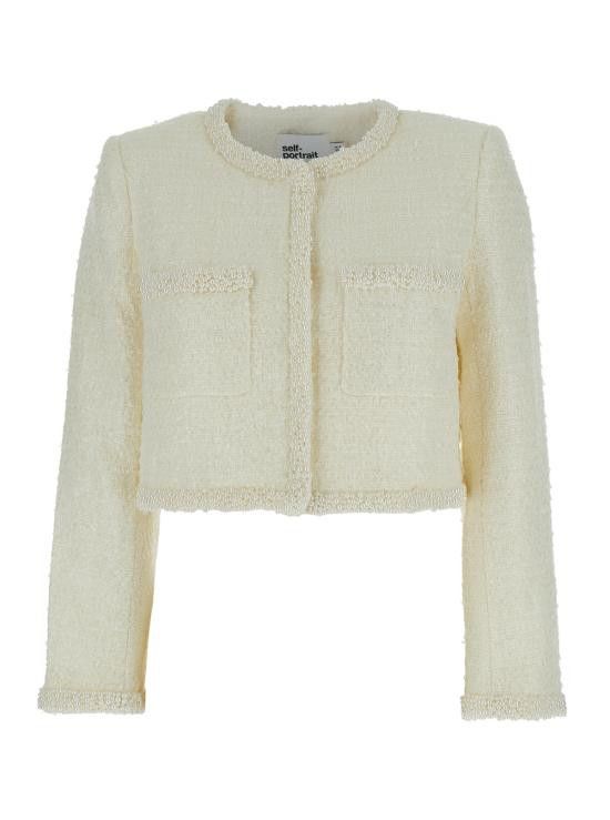 スーツ SELF PORTRAIT Women Suit Jackets RS25164JCCREAM Beige Self-Portrait SELF PORTRAIT Women Suit Jackets