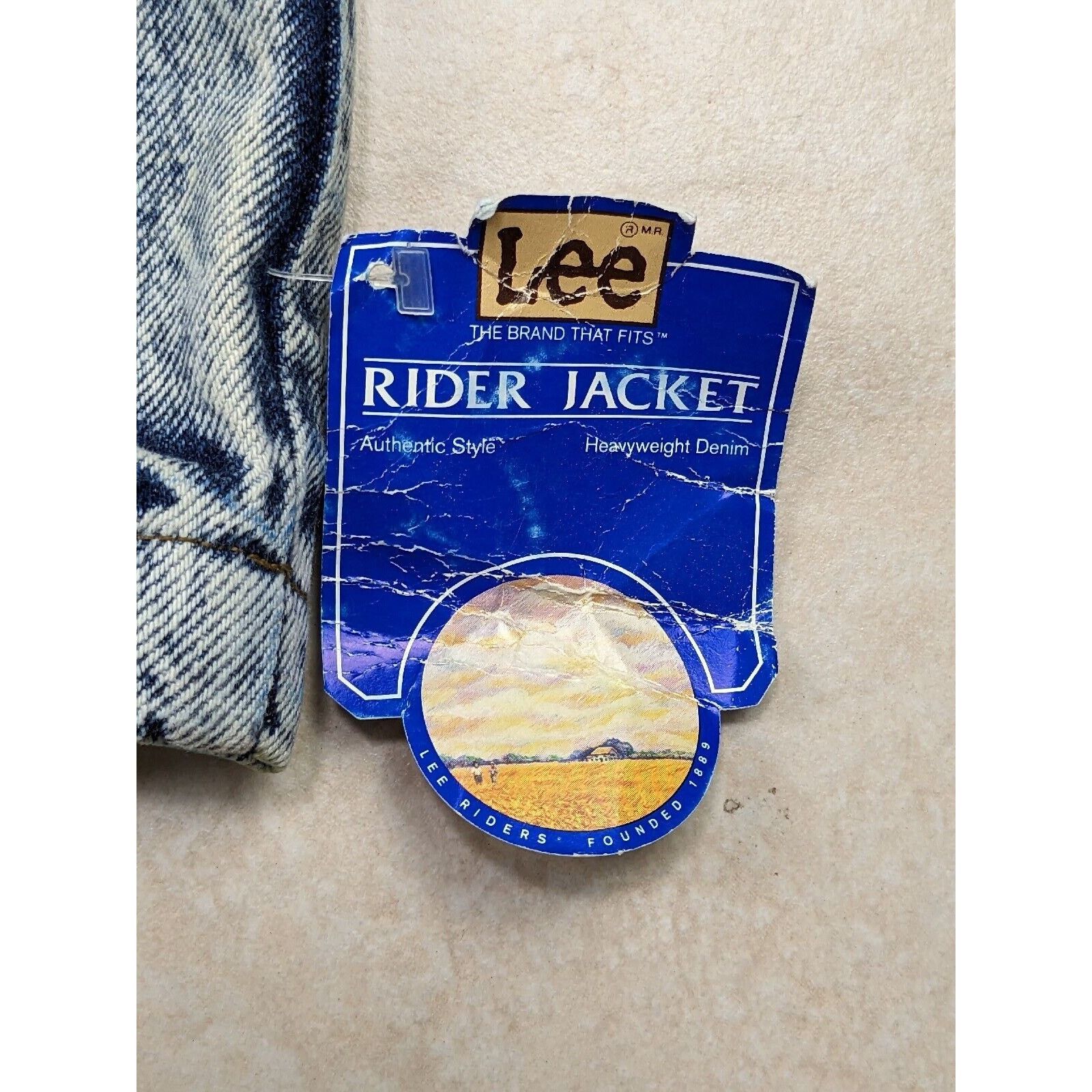 Lee Vtg NWT Lee Denim Rider Jacket Long Railroad Farm Chore Coat Size US M / EU 48-50 / 2 - 2 Thumbnail