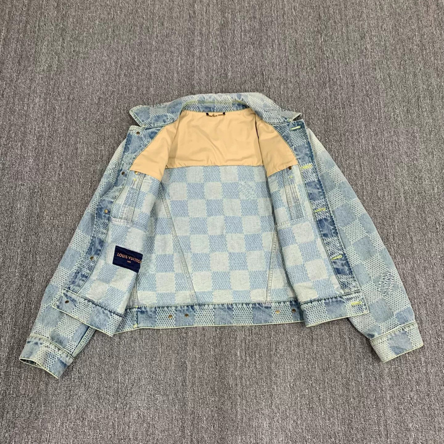 Louis Vuitton Louis Vuitton Damier Denim Jacket 98 New Size US M / EU 48-50 / 2 - 9 Thumbnail