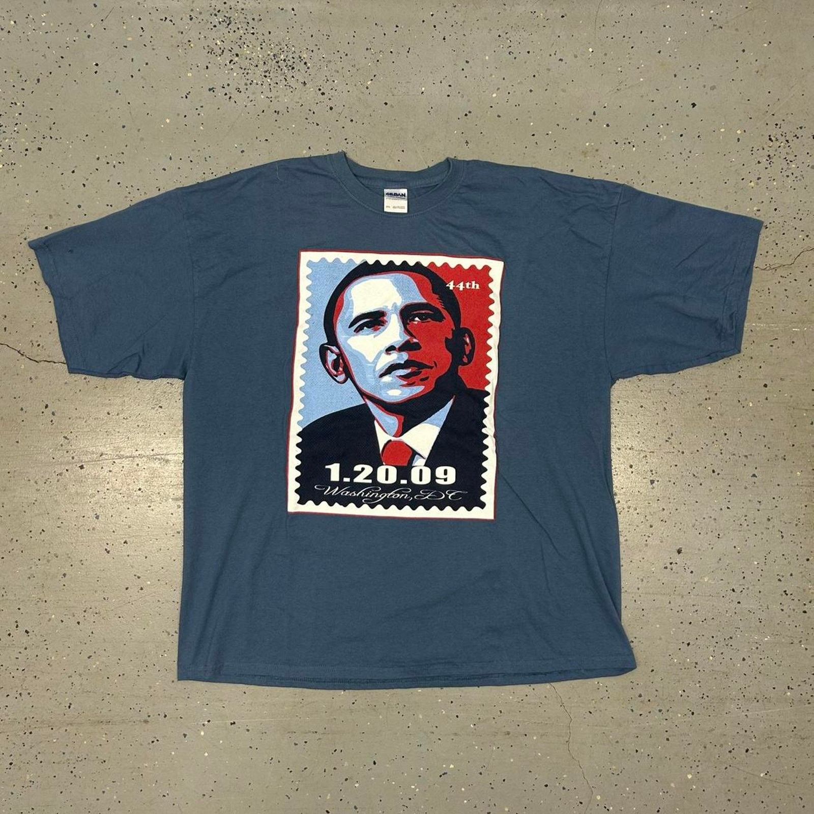Gildan 2009 Obama 44th Presidential Inauguration T Shirt Size US XXL / EU 58 / 5 - 1 Thumbnail