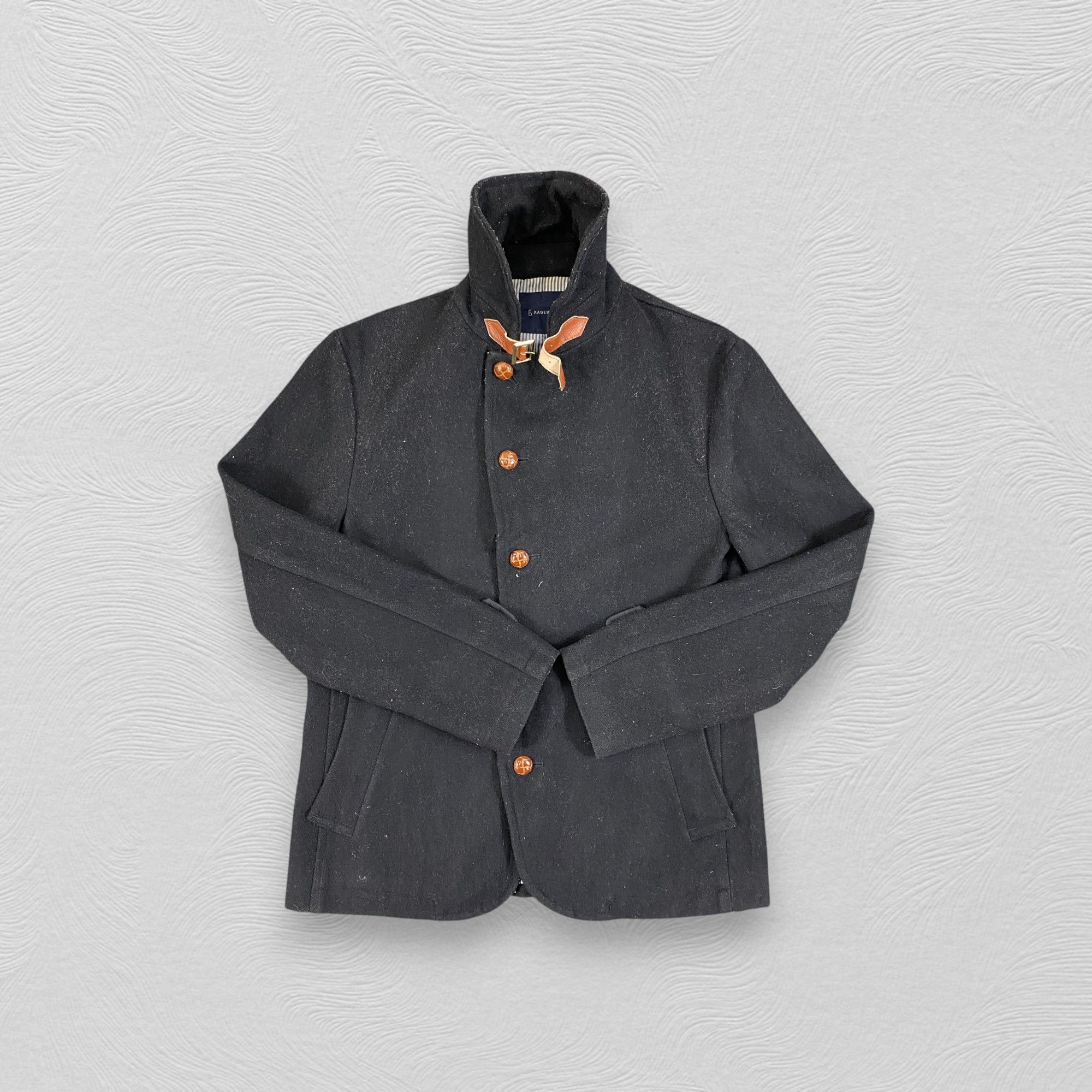 RAGEBLUE Rageblue Wool Jacket/Coat -J114 Size US S / EU 44-46 / 1 - 4 Thumbnail