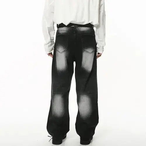 Jean × Vintage Loose wide-leg vintage distressed jeans y2k pants Size US 30 / EU 46 - 2 Thumbnail