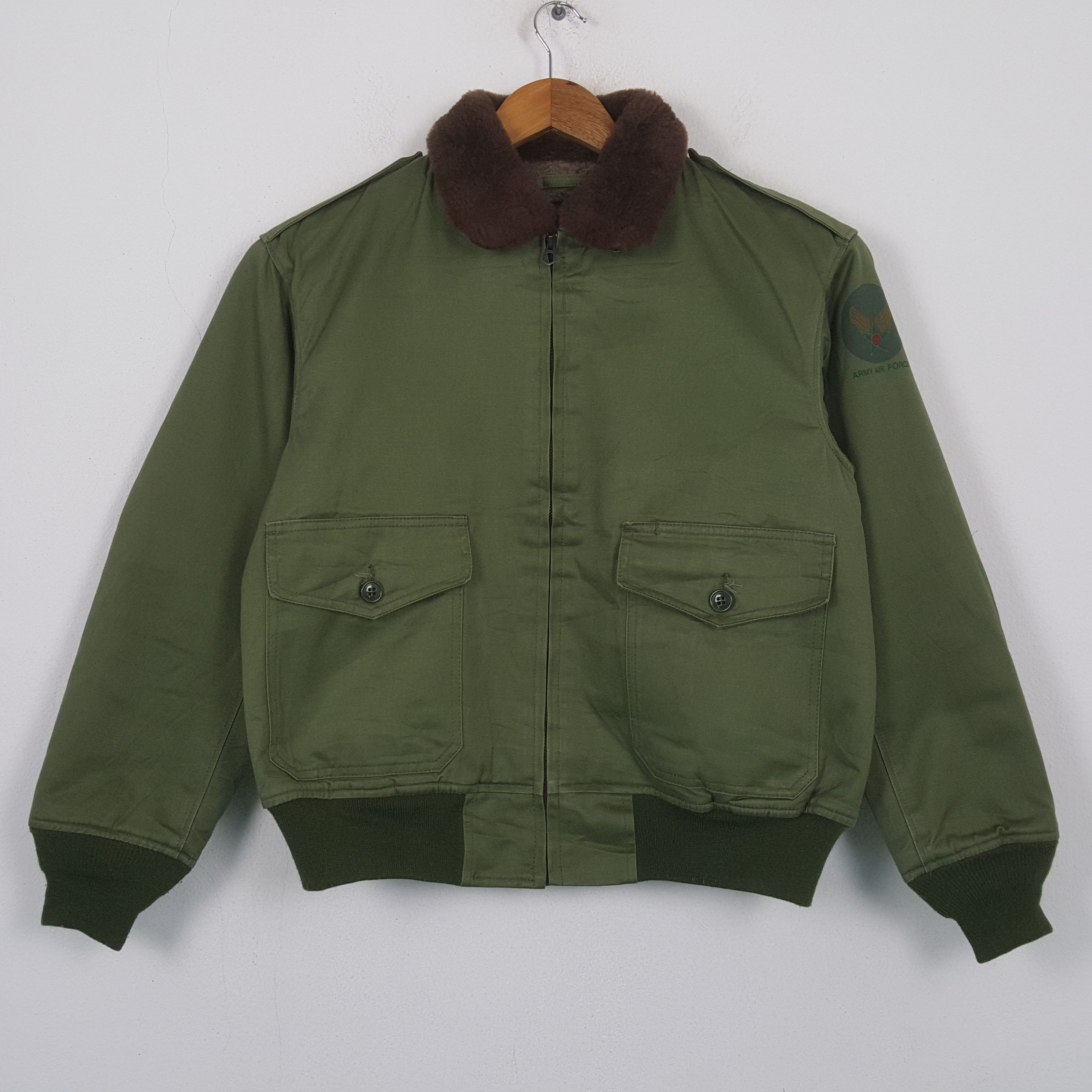 Other Vintage US Air Force Army Flight Jacket 34 Size US L / EU 52-54 / 3 - 1 Thumbnail