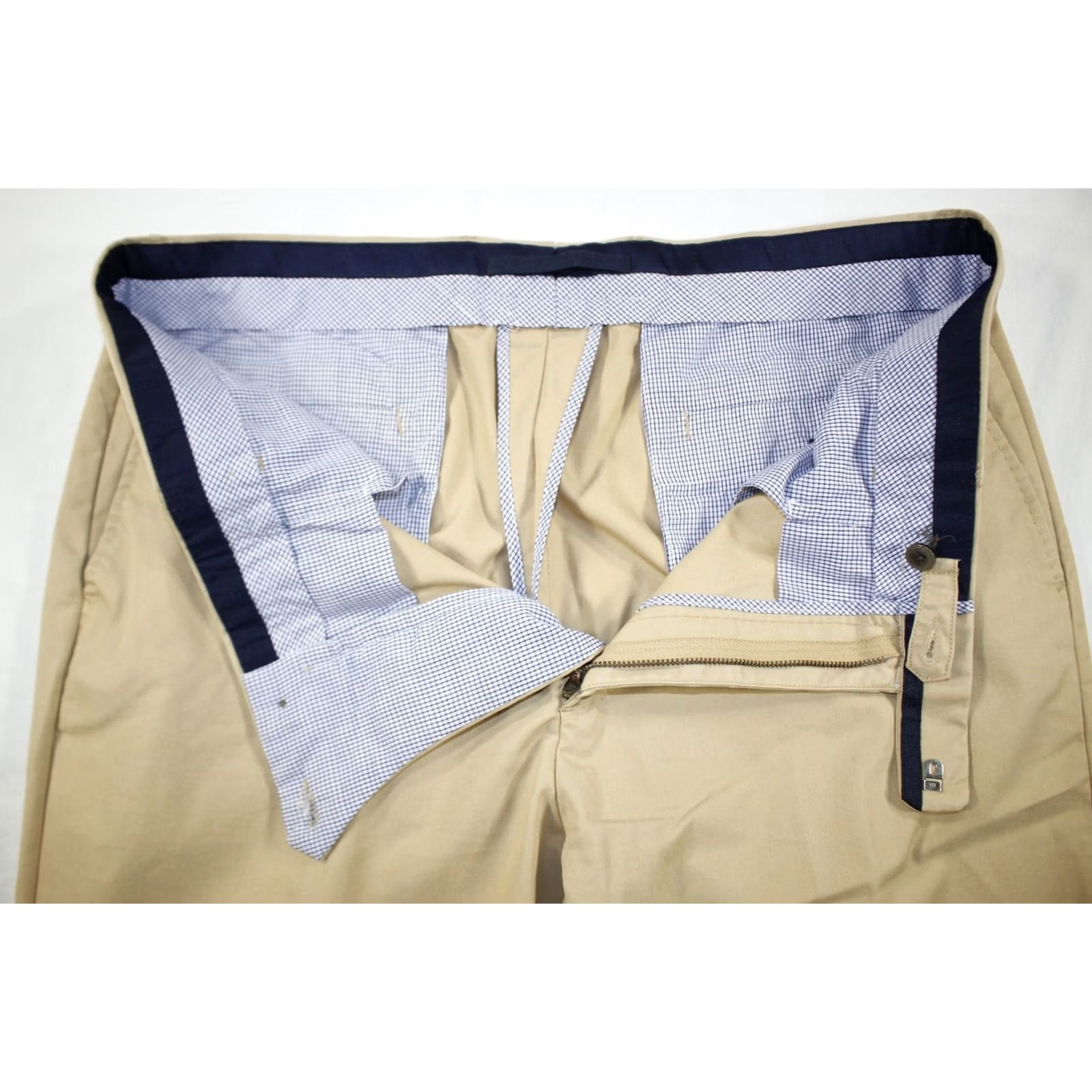 Peter Millar Peter Millar Pants Men's 38x33 Chino Dress Cotton Tencel Straight Beige Size US 38 / EU 54 - 4 Thumbnail