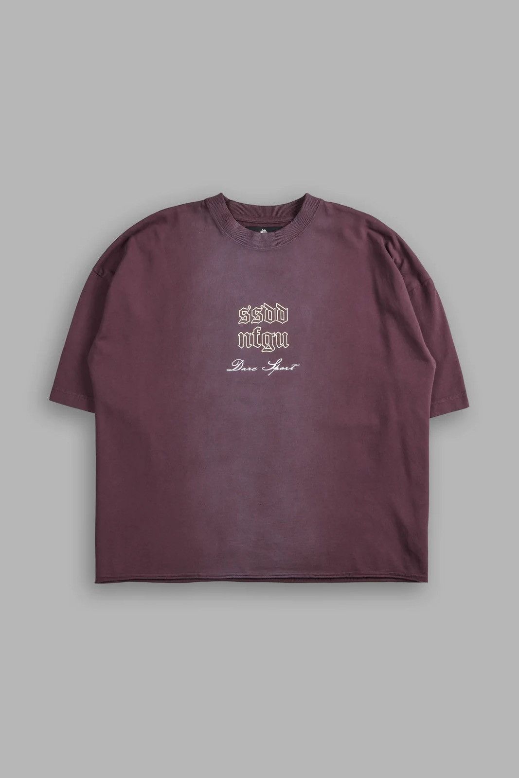 Darc Sport SACRED FIRE GRUNGE RAW HEM "BOX CUT" TEE Size US S / EU 44-46 / 1 - 5 Thumbnail