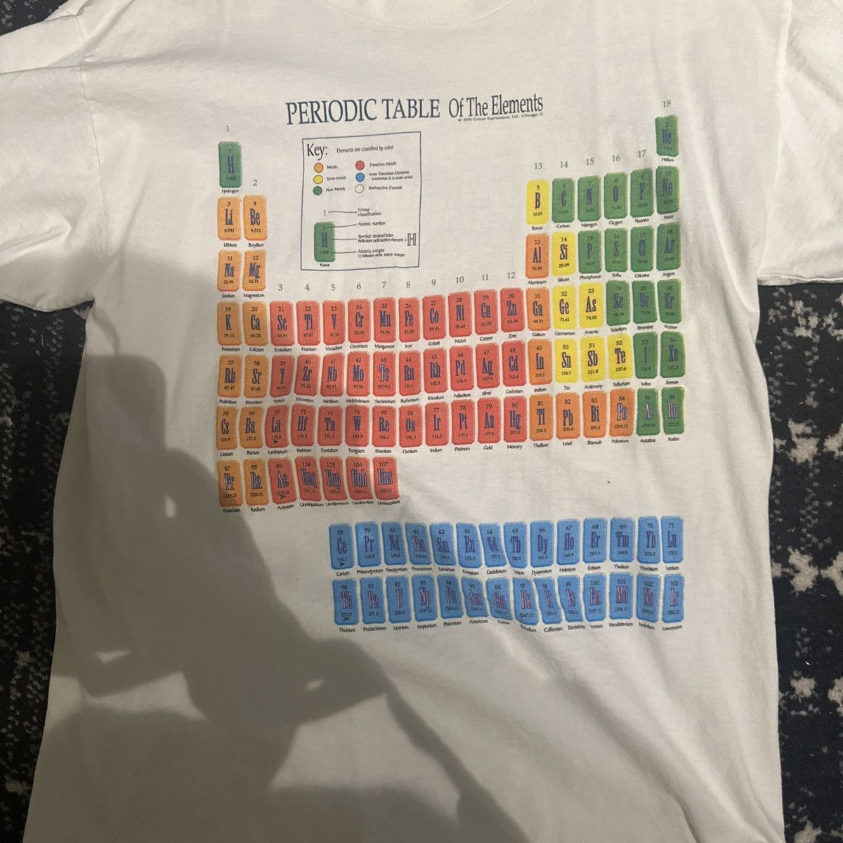 Vintage Vintage 90s Periodic Table Shirt Size US L / EU 52-54 / 3 - 2 Thumbnail