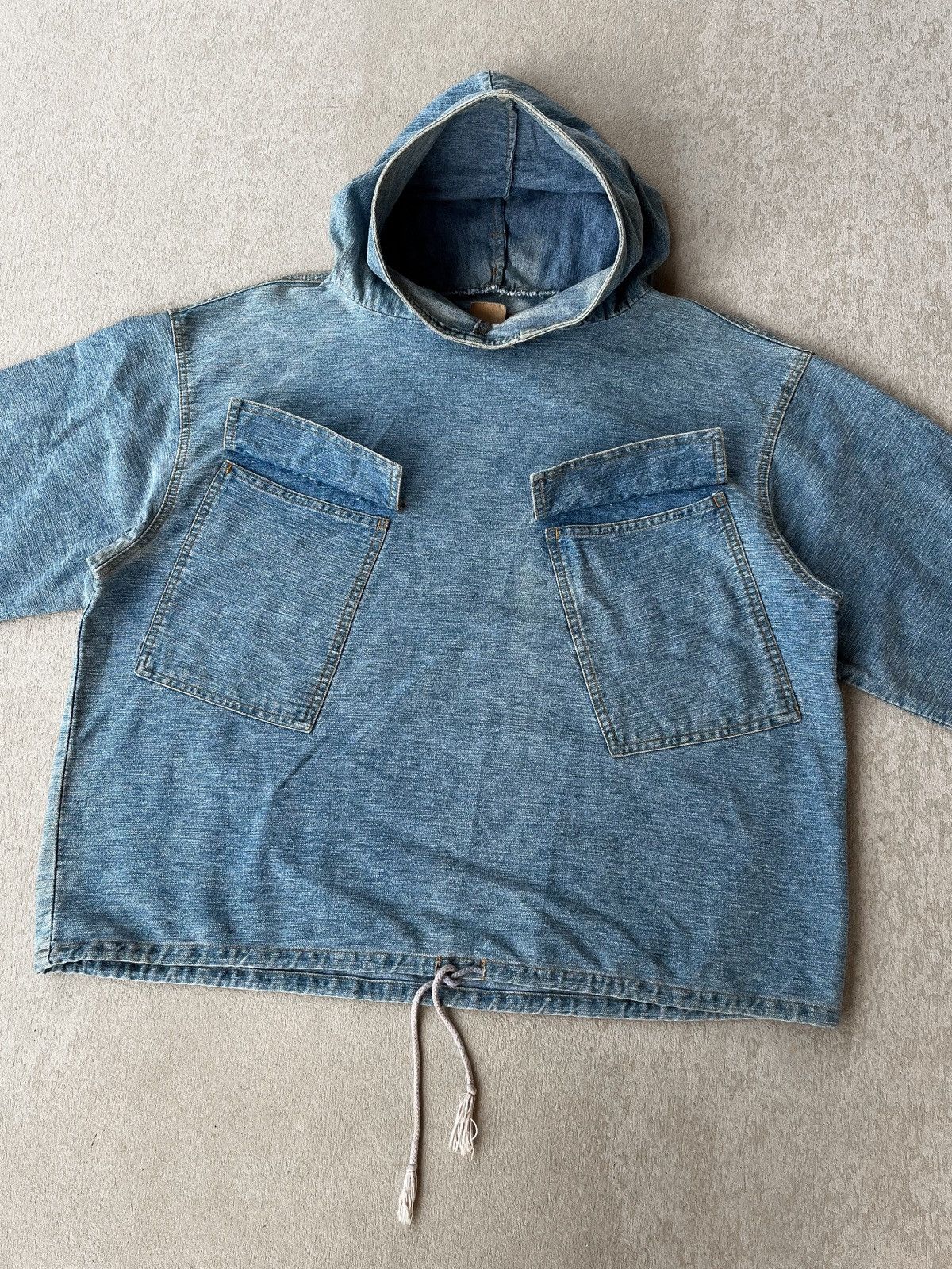 Japanese Brand Vtg Work MRK Denim Smock Jacket Size US M / EU 48-50 / 2 - 3 Thumbnail