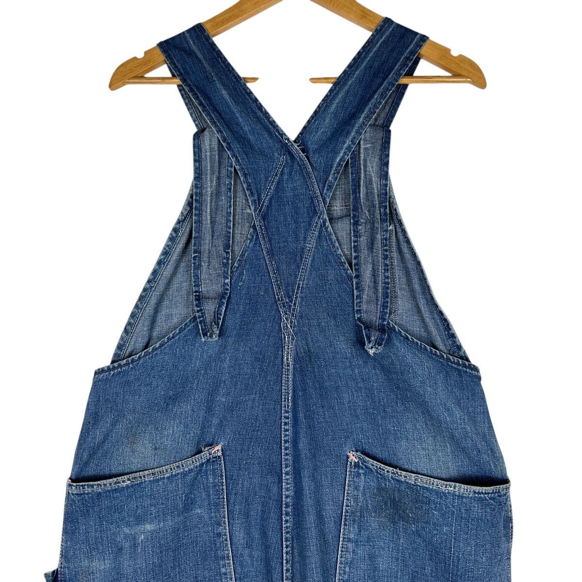 Vintage Vintage WWII Era Overalls Selvedge Patchwork Size US 36 / EU 52 - 6 Thumbnail