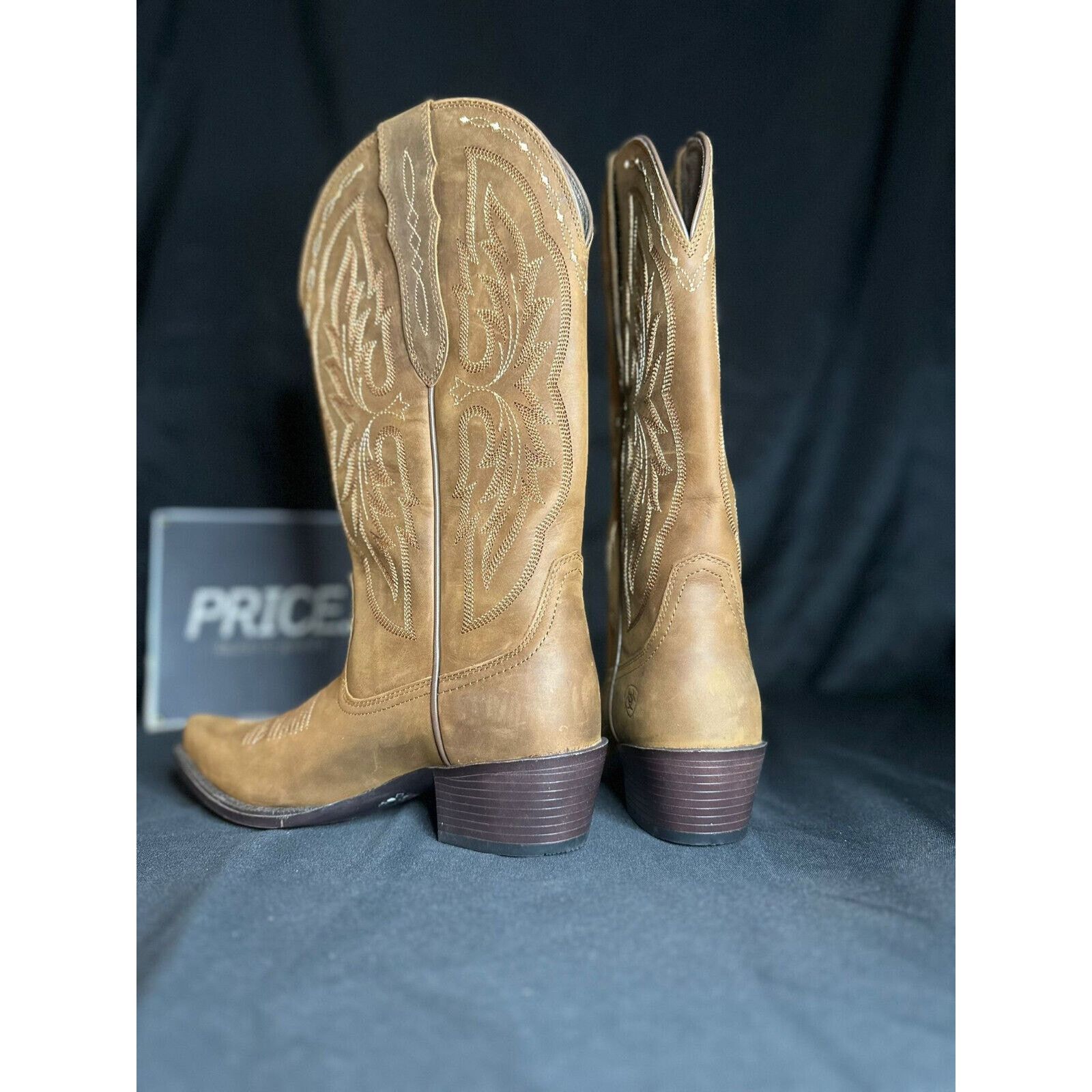 Ariat Ariat Ladies 5.5W Heritage Elastic Calf Brown Snip 10036047 Size US 5.5 / IT 35.5 - 3 Thumbnail