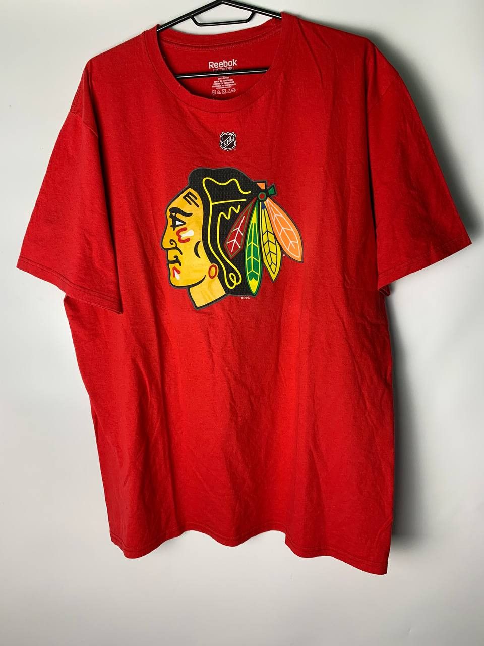 NHL NHL Chicago Black Hawks Player #88 Kane Tee Shirt Reebok Size US XL / EU 56 / 4 - 1 Thumbnail