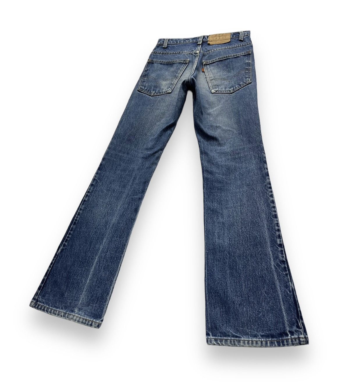 Levi's Vintage Levi’s Orange Tab Distressed Denim Flare Made in USA Size US 27 - 7 Thumbnail