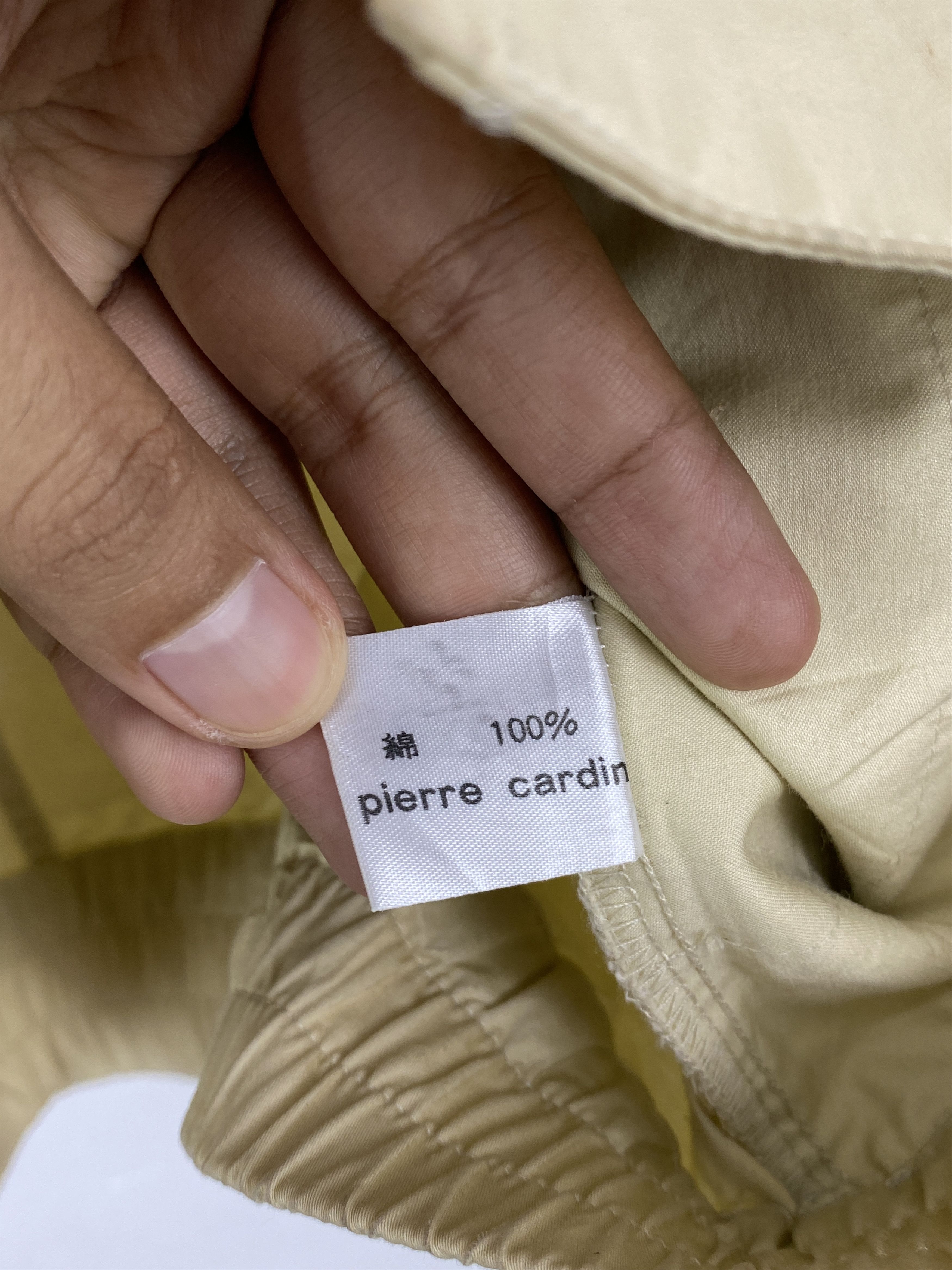 Pierre Cardin Vintage Pierre Cardin Light Cream Zipper Jacket JA0104 Size US L / EU 52-54 / 3 - 7 Thumbnail