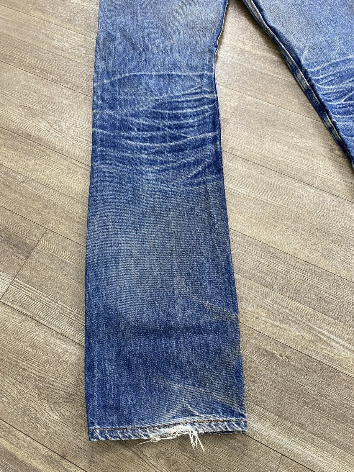 Levi's Vintage Clothing 🇺🇸1990s Vintage Levis 501XX Faded 29x36 Straight Leg Jeans Size US 29 - 14 Thumbnail