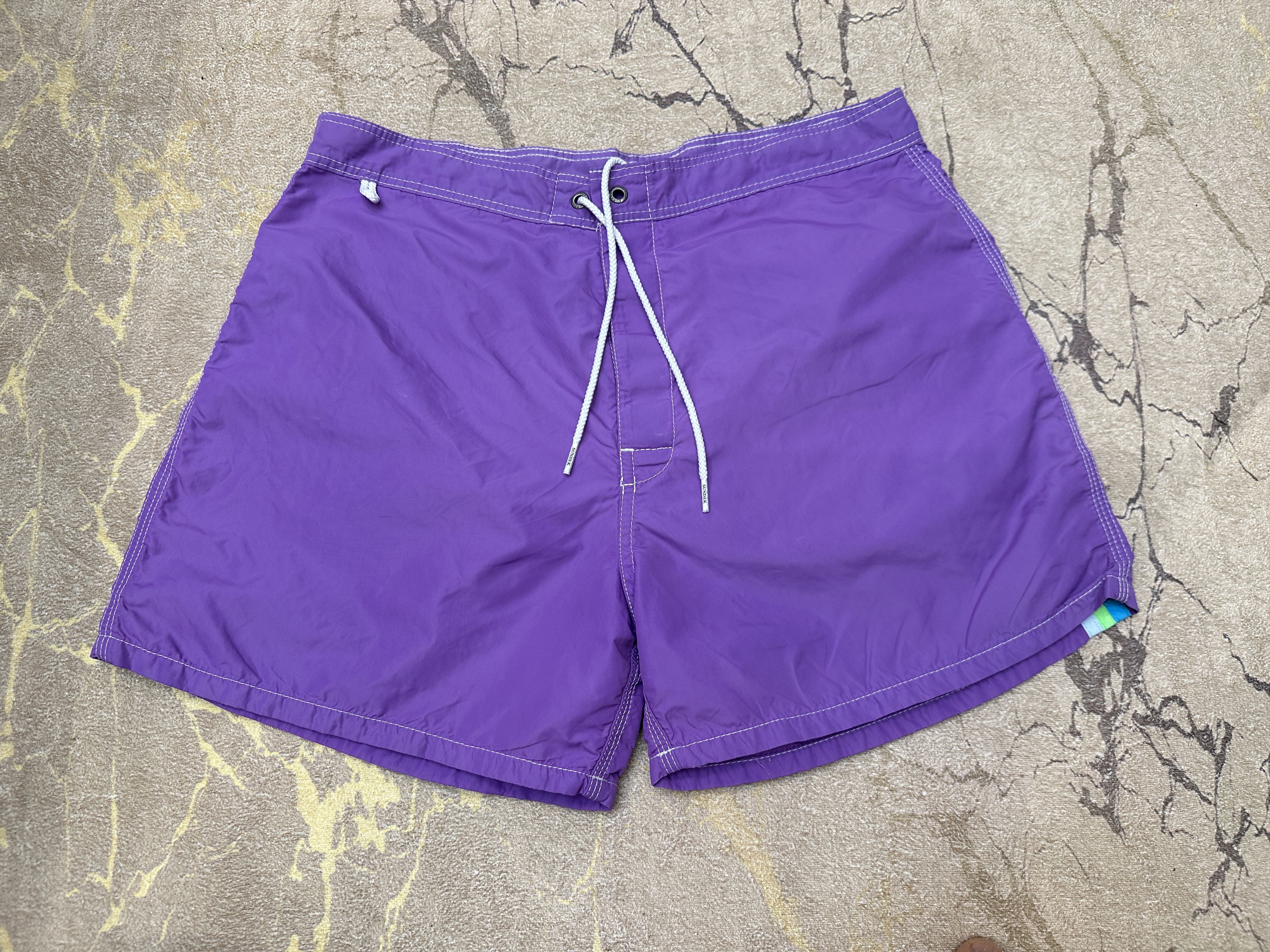Sundek Sundek 33 Beach Board Shorts Trunks Bath Suit Size 33 S Size US 33 - 8 Thumbnail
