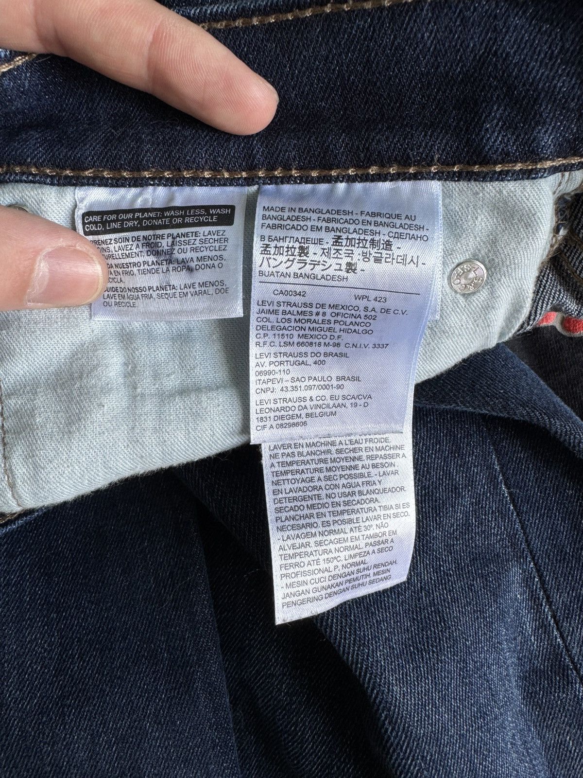 Levi's Men’s Levi’s Jeans Blue Streetwear Size W33 L30 Size US 33 - 11 Thumbnail