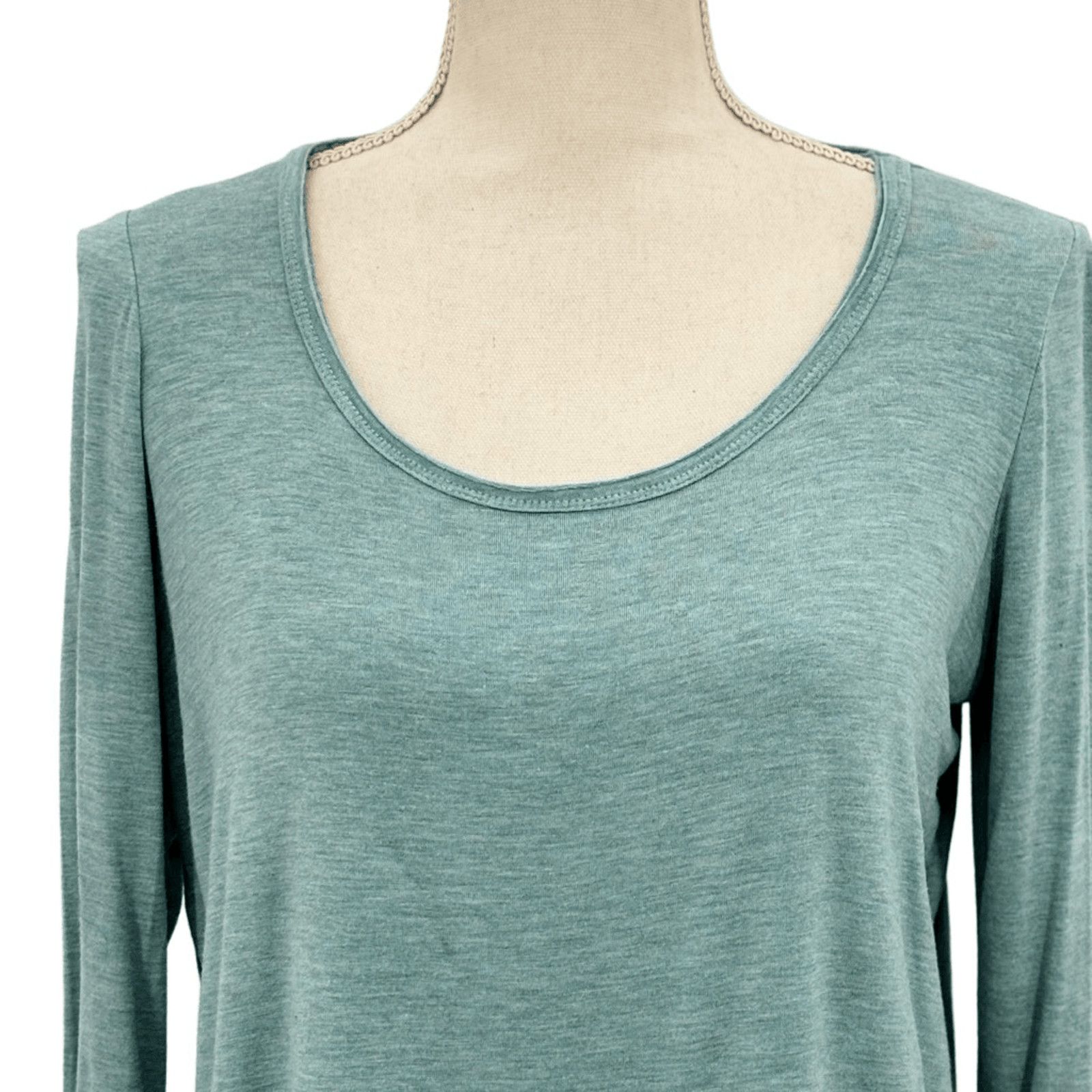 Other Bordeaux Green Asymmetrical Hem Lumi Long Sleeve Small Size S / US 4 / IT 40 - 3 Thumbnail