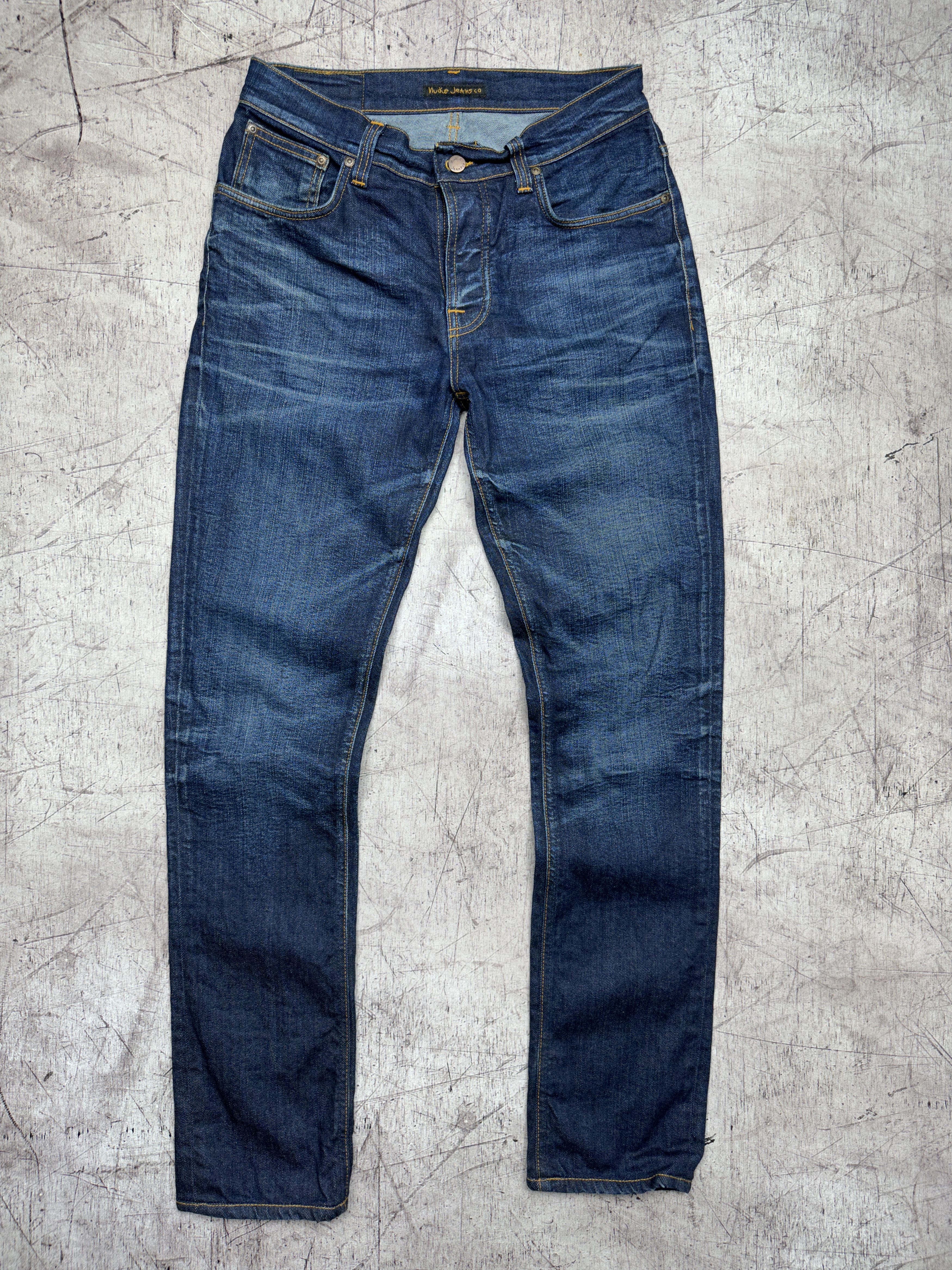 Nudie Jeans Nudie Jeans Mens Grim Tim Denim Pants Size US 34 / EU 50 - 4 Thumbnail