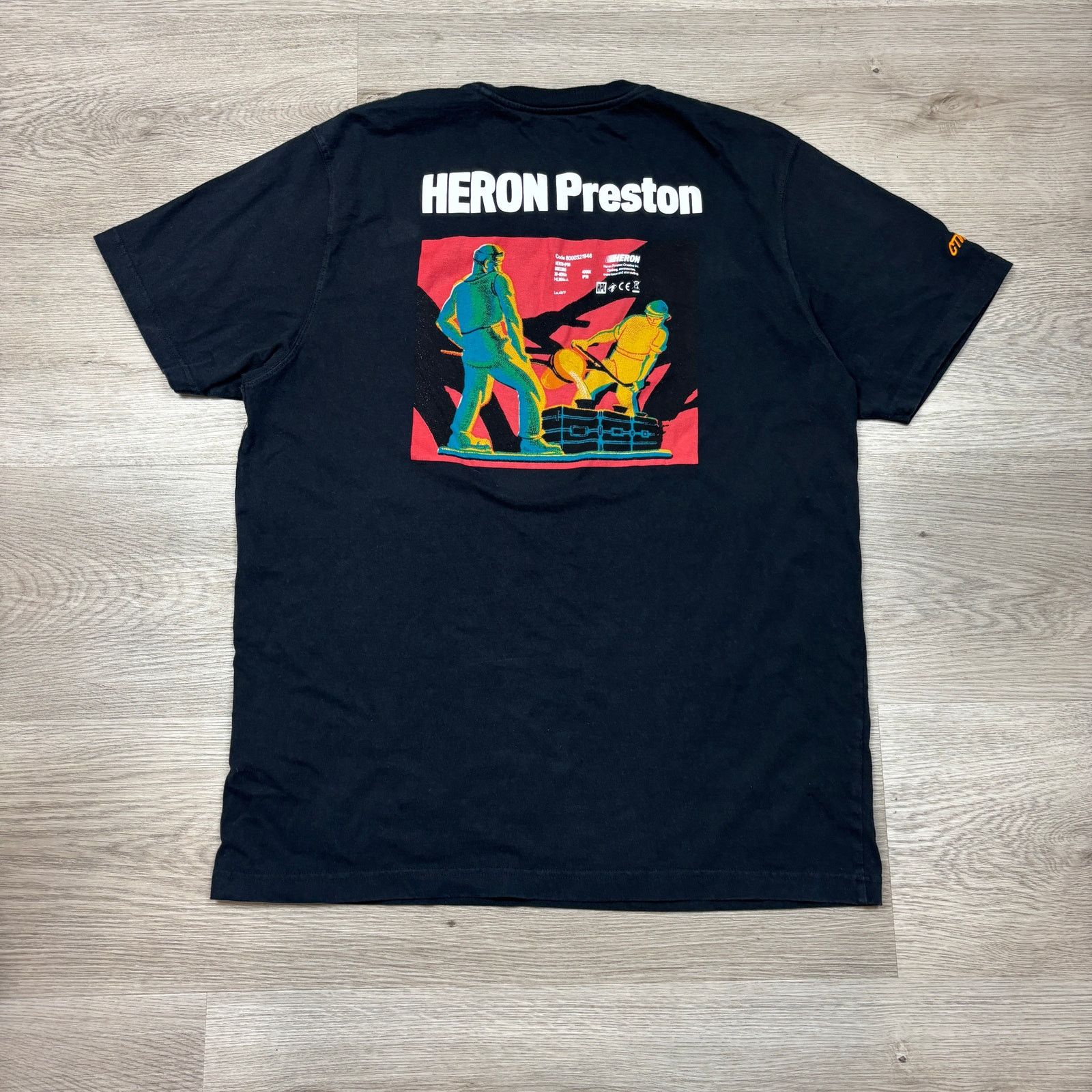 Heron Preston Heron Preston Black Metal Worker SS19 Tee Shirt Men's XL Size US XL / EU 56 / 4 - 3 Thumbnail