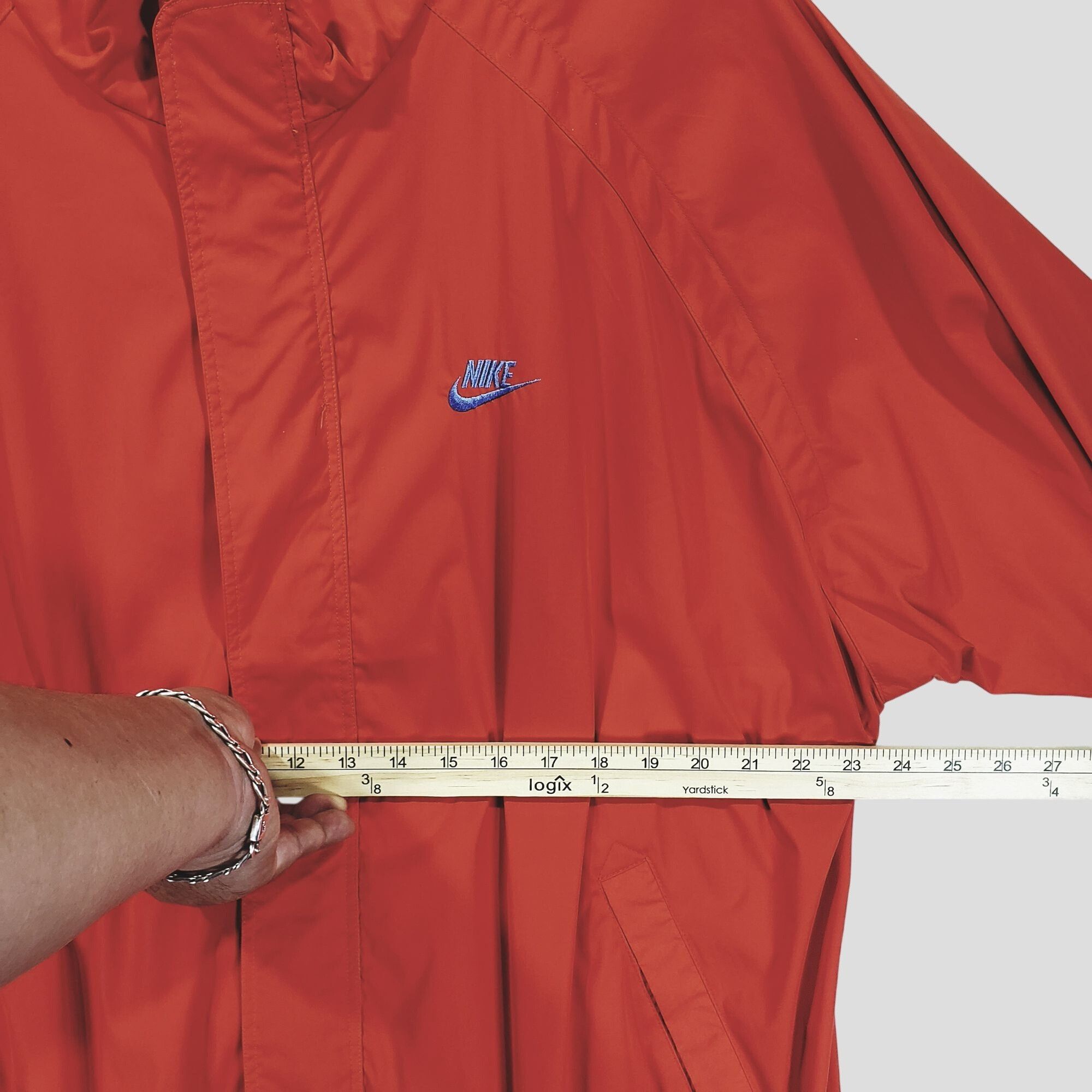 Nike Nike Men's Windbreaker Jacket Full Zip Vintage 80s L Size US L / EU 52-54 / 3 - 6 Thumbnail
