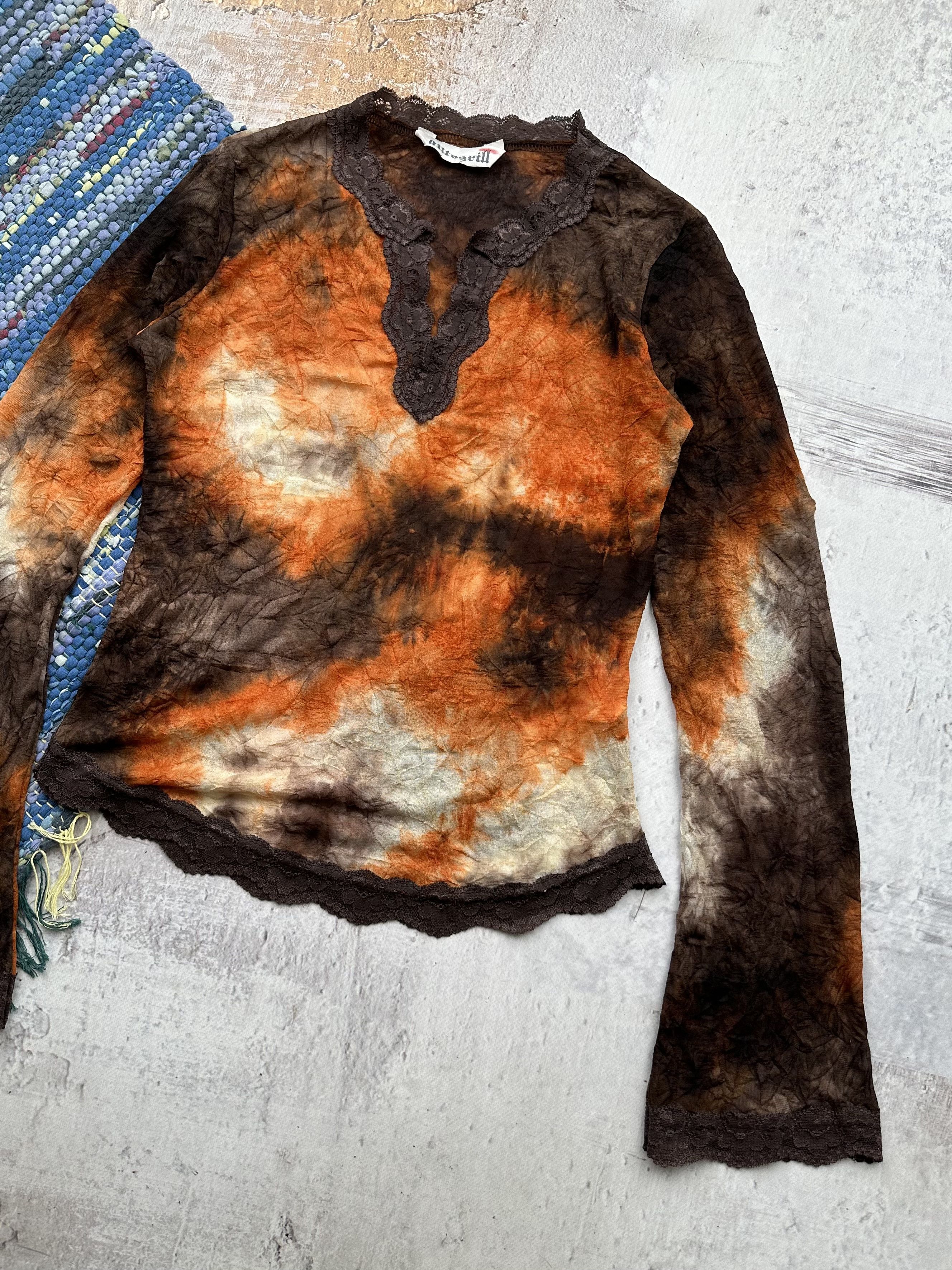 Japanese Brand Vintage Cropped Blouse A454(564) Size M / US 6-8 / IT 42-44 - 3 Thumbnail