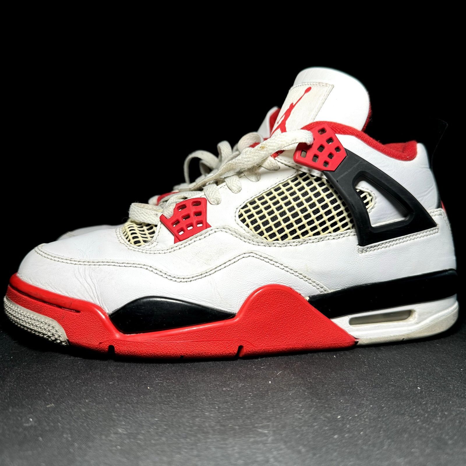 Jordan Brand × Nike Size 9 - Nike Air Jordan 4 Retro OG Fire Red Men's Shoes Size US 9 / EU 42 - 8 Thumbnail