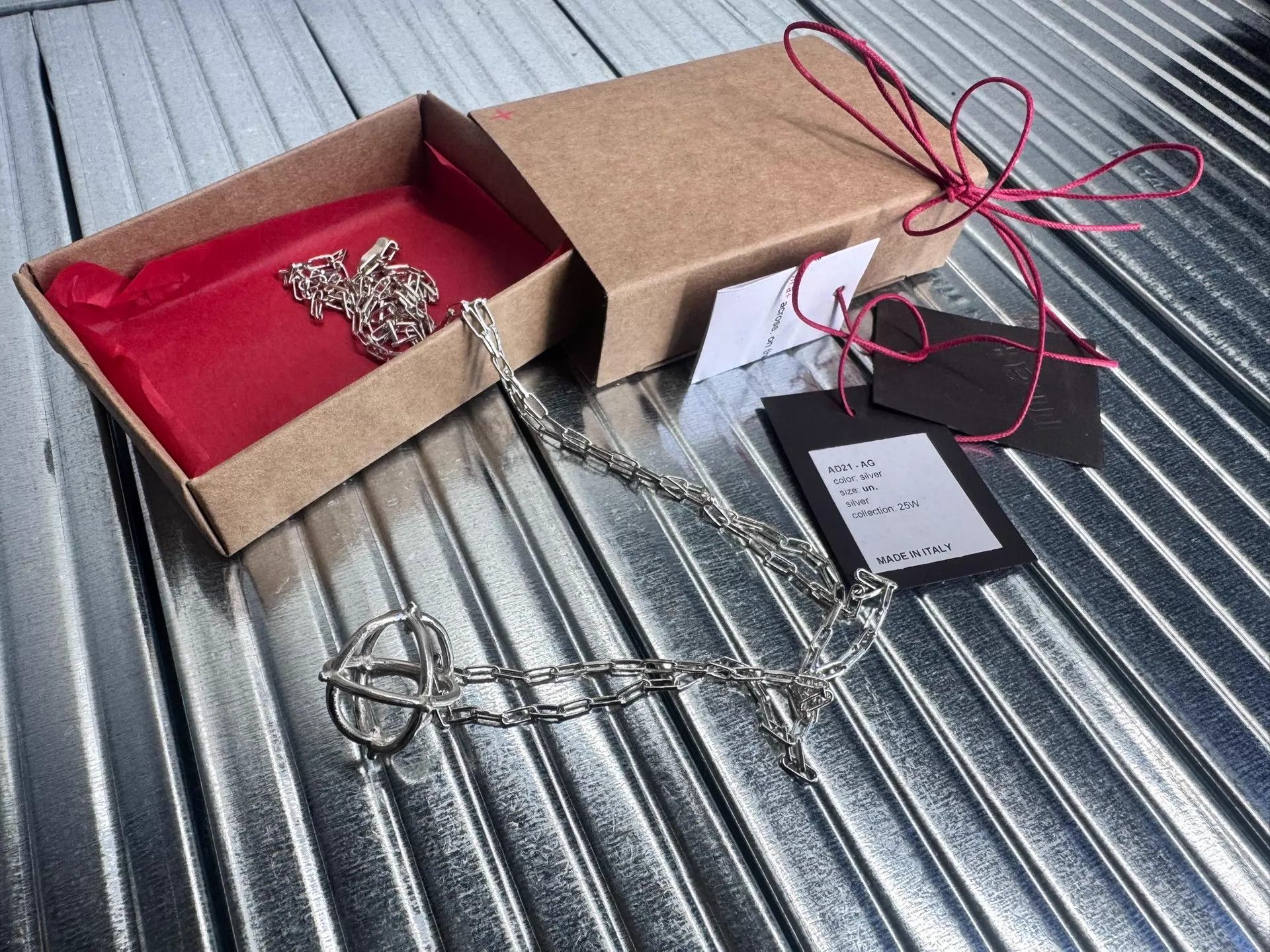 Ma+ maurizio amadei m.a+ globe necklace AD21 new Size ONE SIZE - 1 Thumbnail