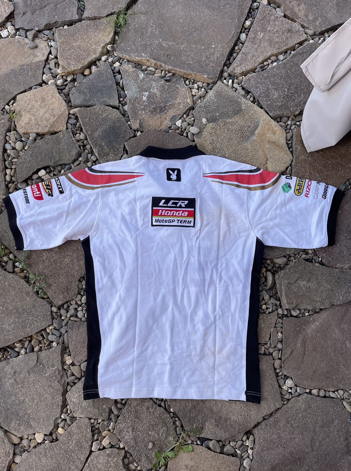 Honda × Vintage Y2K Honda Racing playboy vintage racing polo shirt Size US XL / EU 56 / 4 - 6 Thumbnail