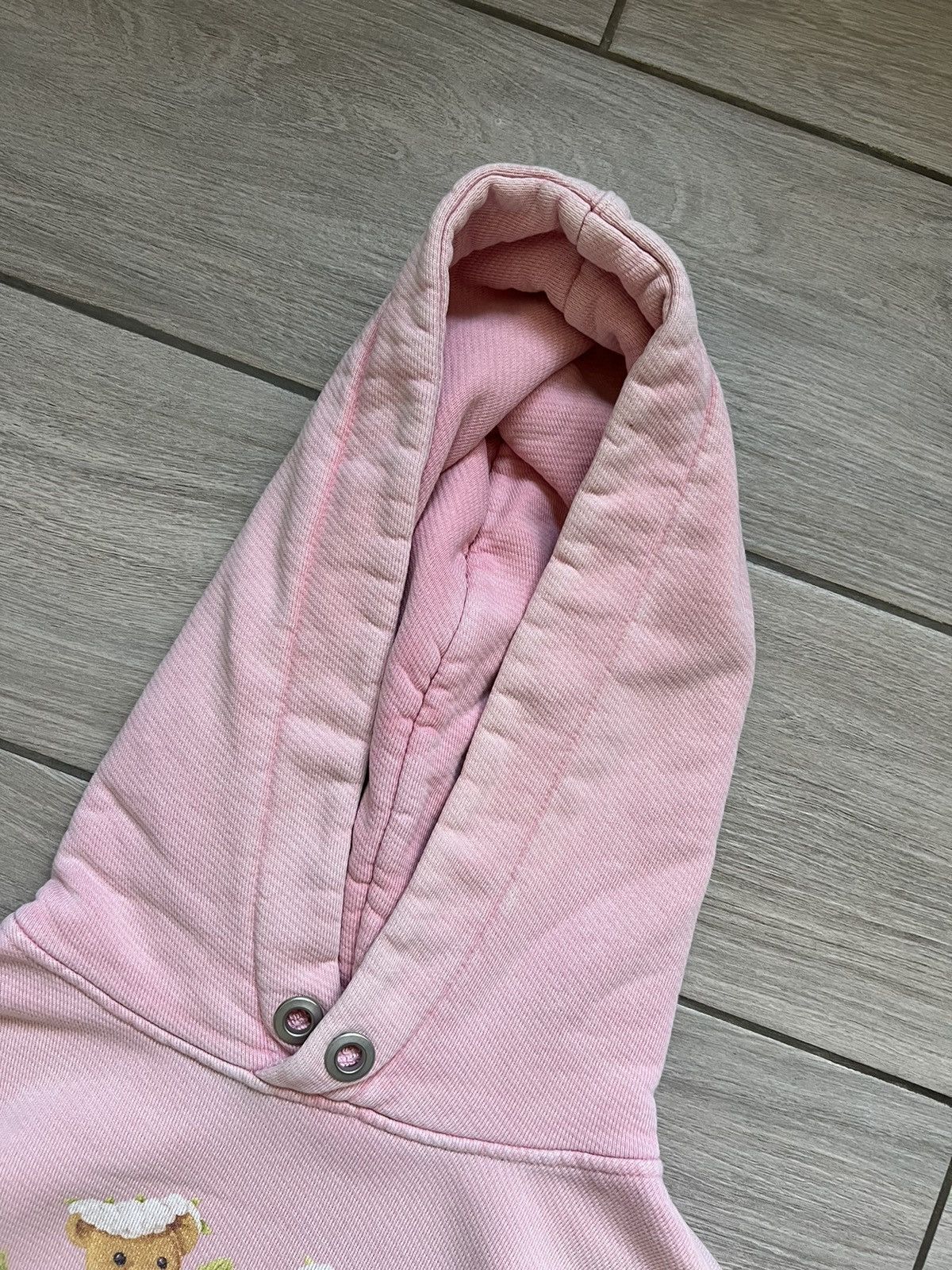 Palm Angels Palm Angels Pink Dancing Bears Logo Oversized Hoodie S Size Size US S / EU 44-46 / 1 - 9 Thumbnail