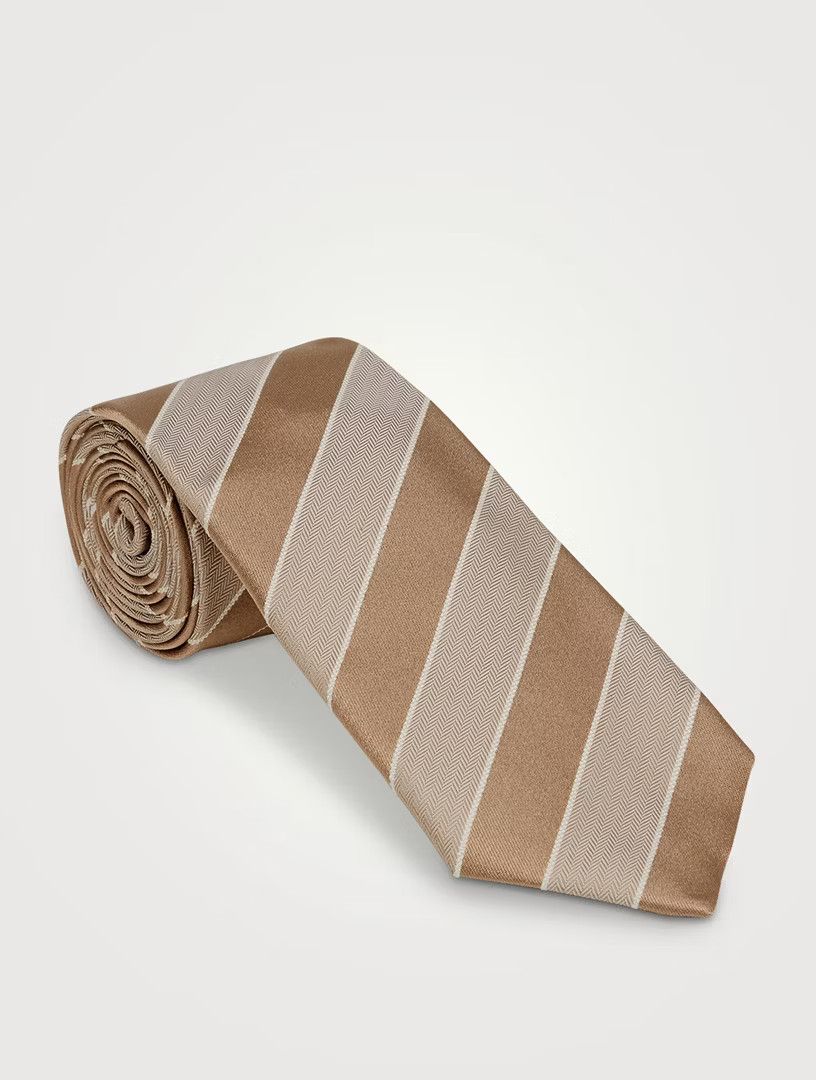 Brunello Cucinelli o1la1rc1a0425 Size: OS/Tie in Brown Size ONE SIZE - 2 Thumbnail