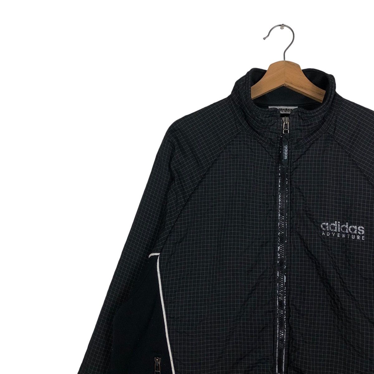 Adidas 📌Vintage Adidas Adventure Zipper Jacket Tartan Design Size US M / EU 48-50 / 2 - 8 Thumbnail