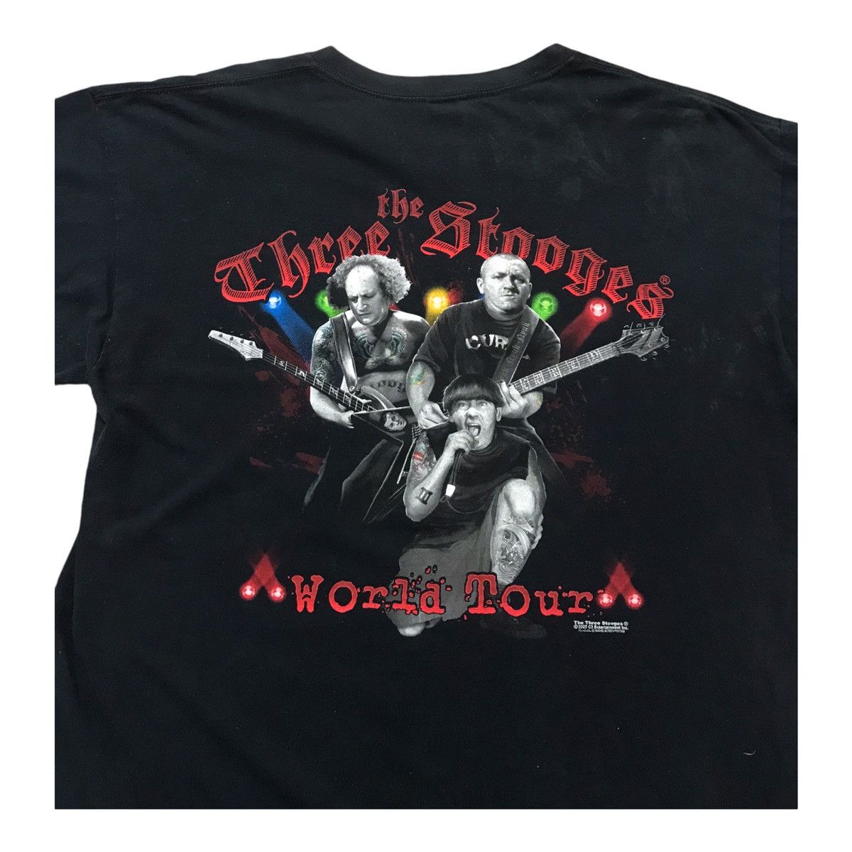 Vintage The Three Stooges Old School Rock Band Tshirt Size US L / EU 52-54 / 3 - 1 Thumbnail