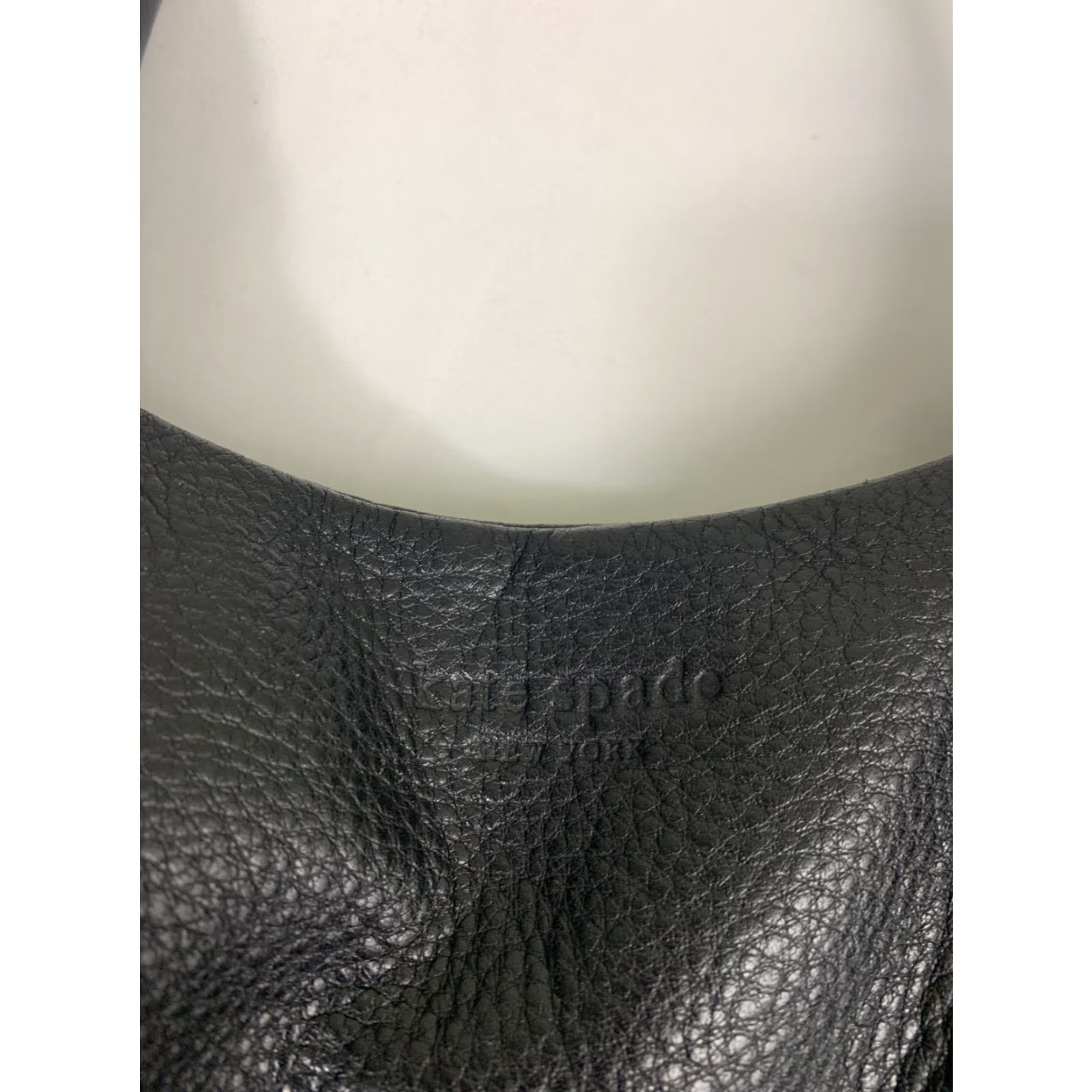 Vintage kate spade new york black pebbled leather shoulder bag zip Size ONE SIZE - 4 Thumbnail