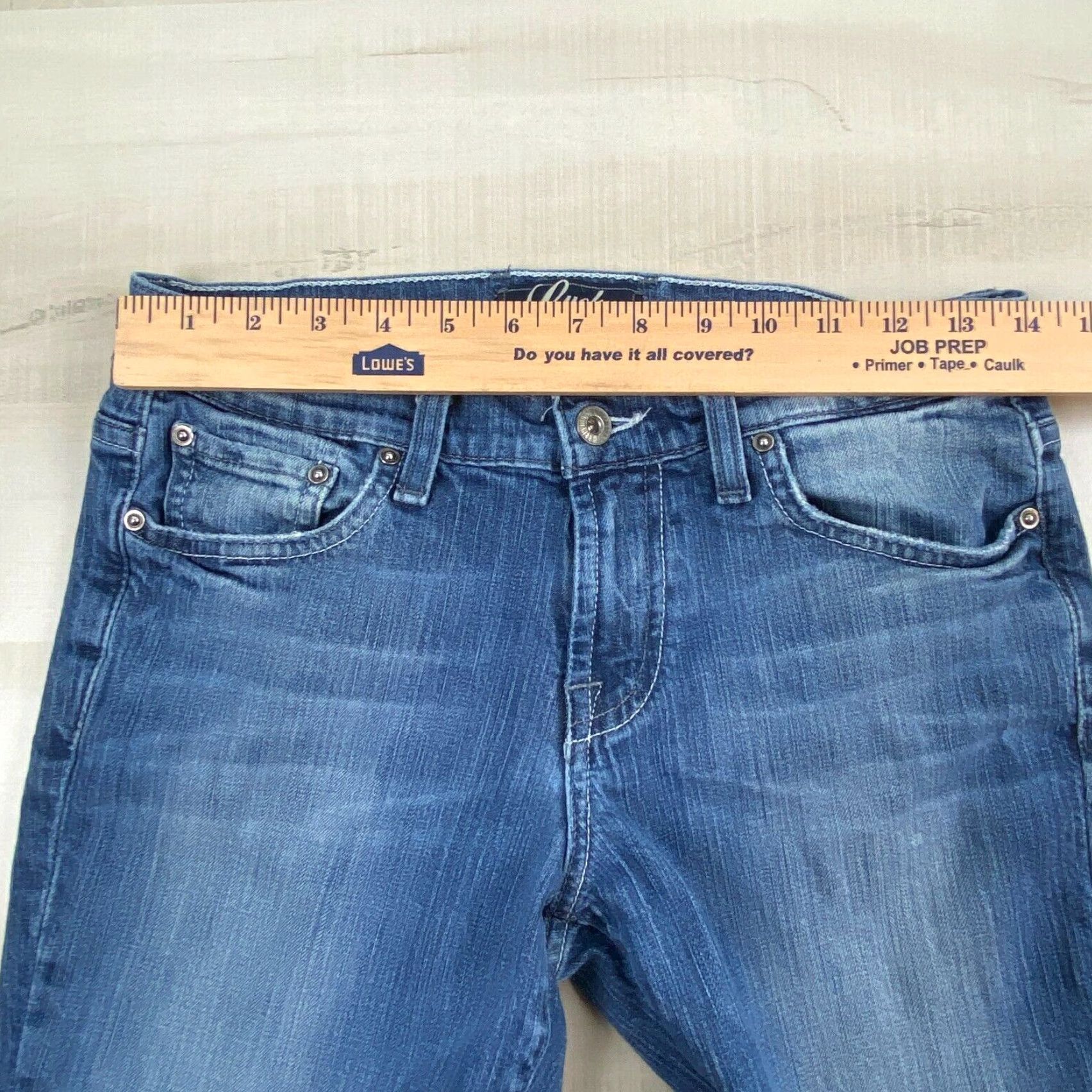 Lucky Brand Lucky Brand Womens Medium Wash Cropped Jeans 4, Classic Rider Crop Style, Blue Size 27" / US 4 / IT 40 - 7 Thumbnail