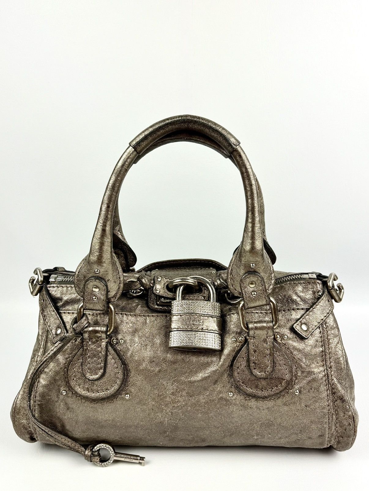 Chloe Chloe - Phoebe Philo - Silver - Swarovski - Paddington Bag Size ONE SIZE - 1 Thumbnail