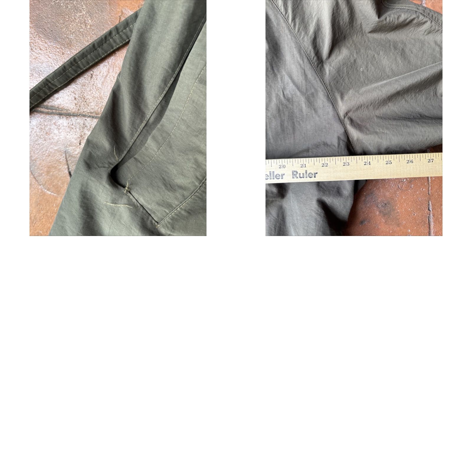 Rains VINTAGE Carol Cohen Drizzle Trench Rain Overcoat Womens 40 Green Size S / US 4 / IT 40 - 9 Thumbnail