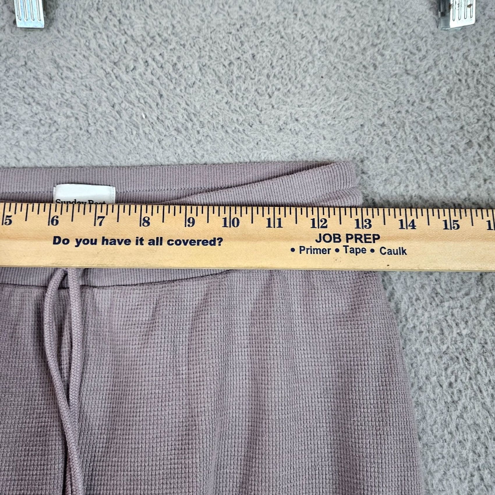 Vintage Sunday Best Women's Gray Waffle Flared Pant Size S Size 28" / US 6 / IT 42 - 6 Thumbnail
