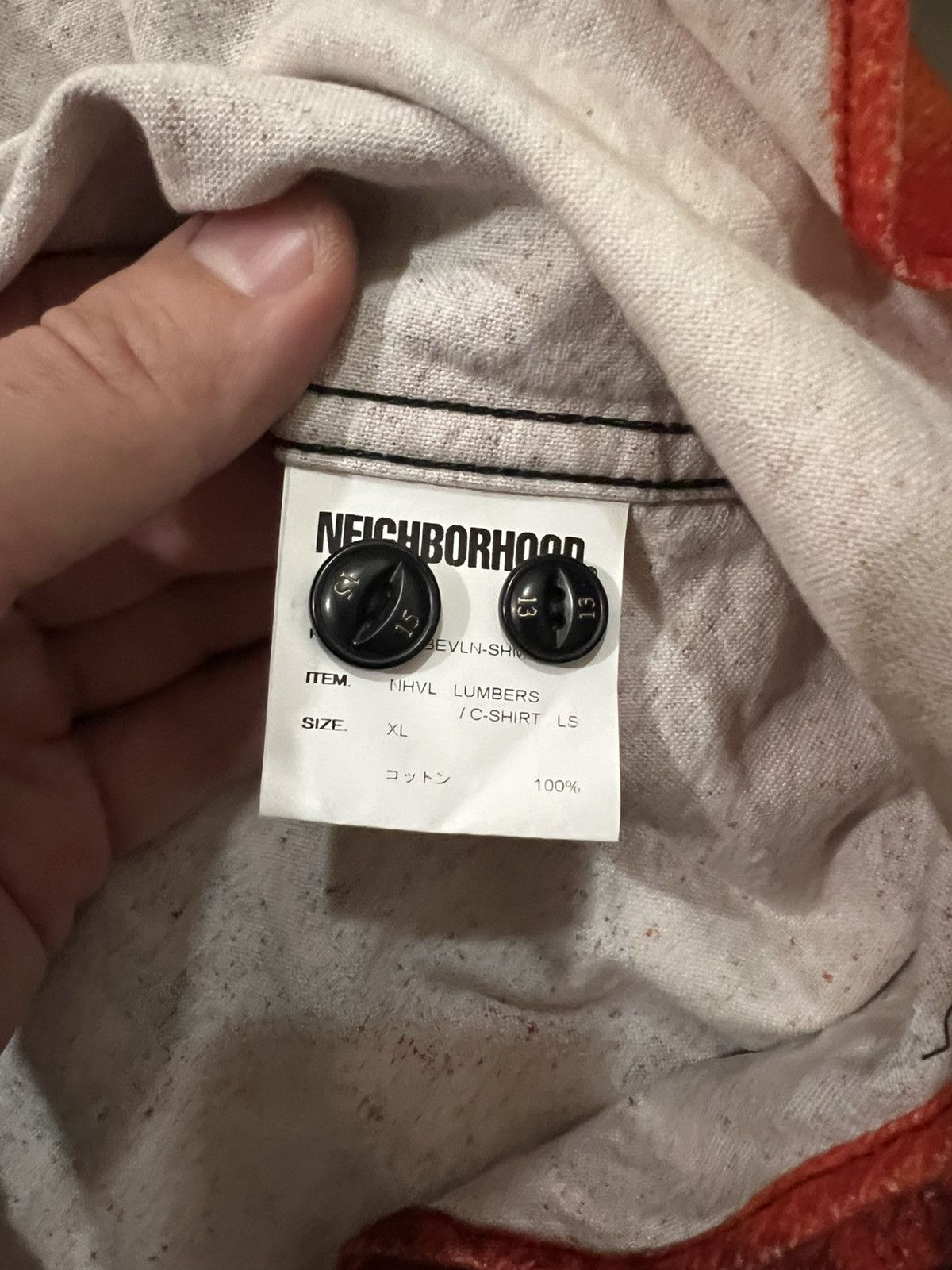 Neighborhood × Vlone Vlone Neighborhood Flames Flannel Shirt Size US XL / EU 56 / 4 - 5 Thumbnail