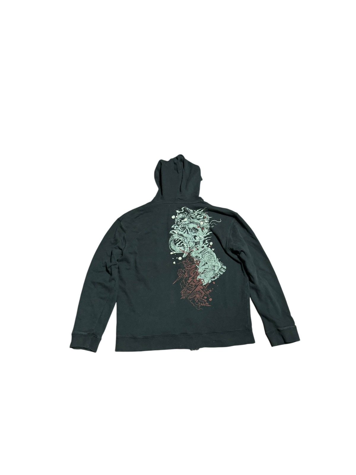 Route 66 Y2K Route 66 Skulls Full Zip Up Black Hoodie Size Mens Large Size US L / EU 52-54 / 3 - 2 Thumbnail