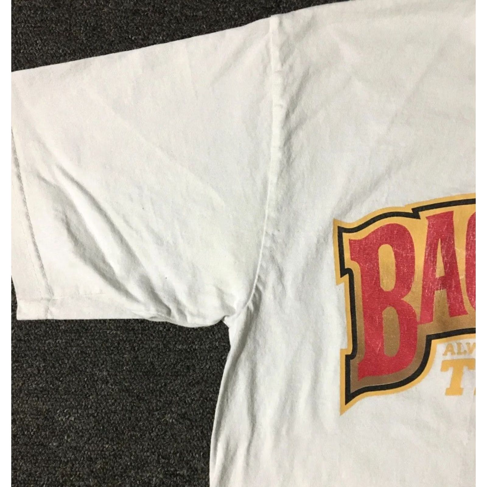 Vintage VINTAGE Backwoods Cigars Stay True Faded Distress Shirt M White 90s Grunge Weed 420 Punk Rock 80s USA Mens T-Shirt Size US M / EU 48-50 / 2 - 7 Thumbnail