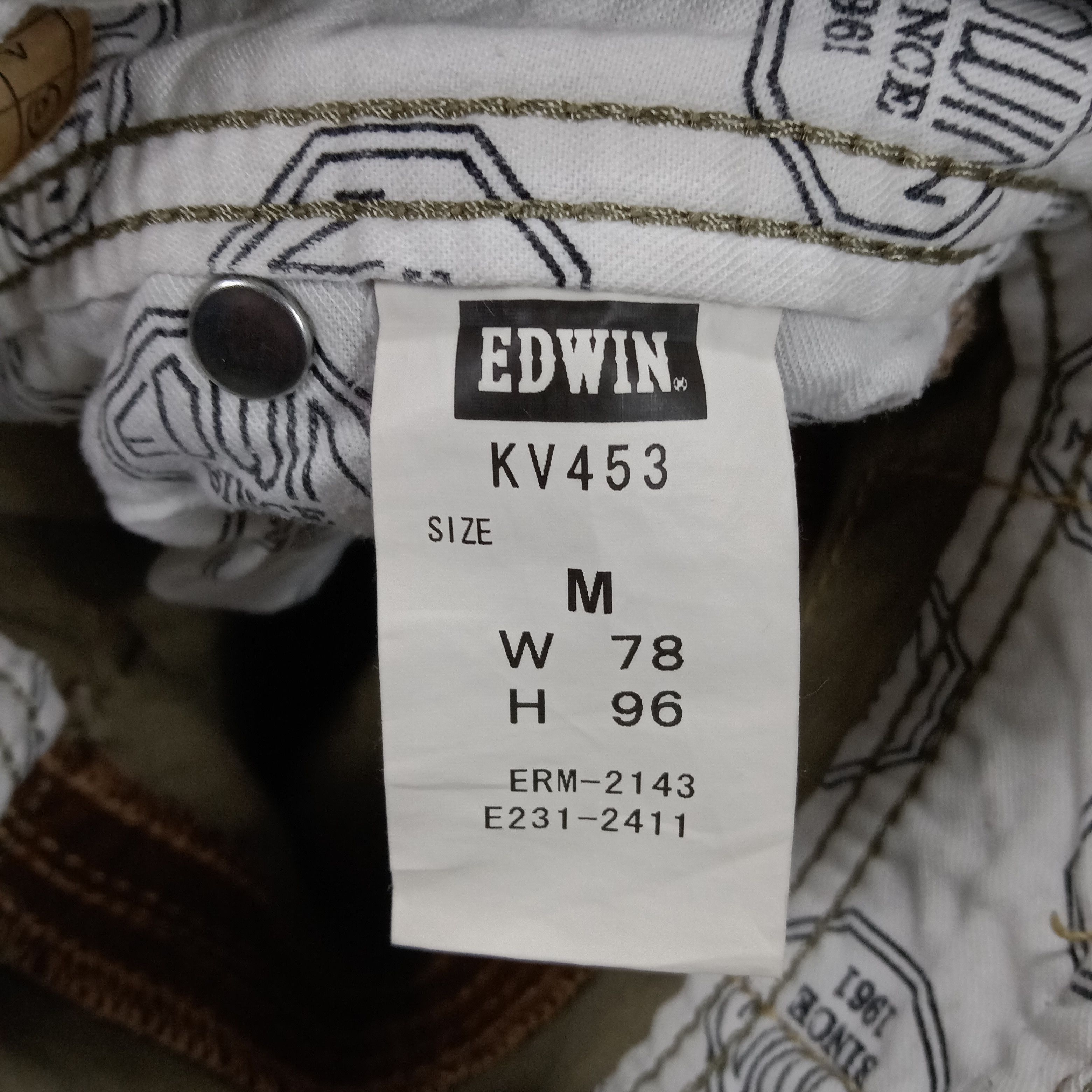 Edwin × Vintage EDWIN Streetwear Japanese Style Cargo Pants Size US 32 / EU 48 - 15 Thumbnail