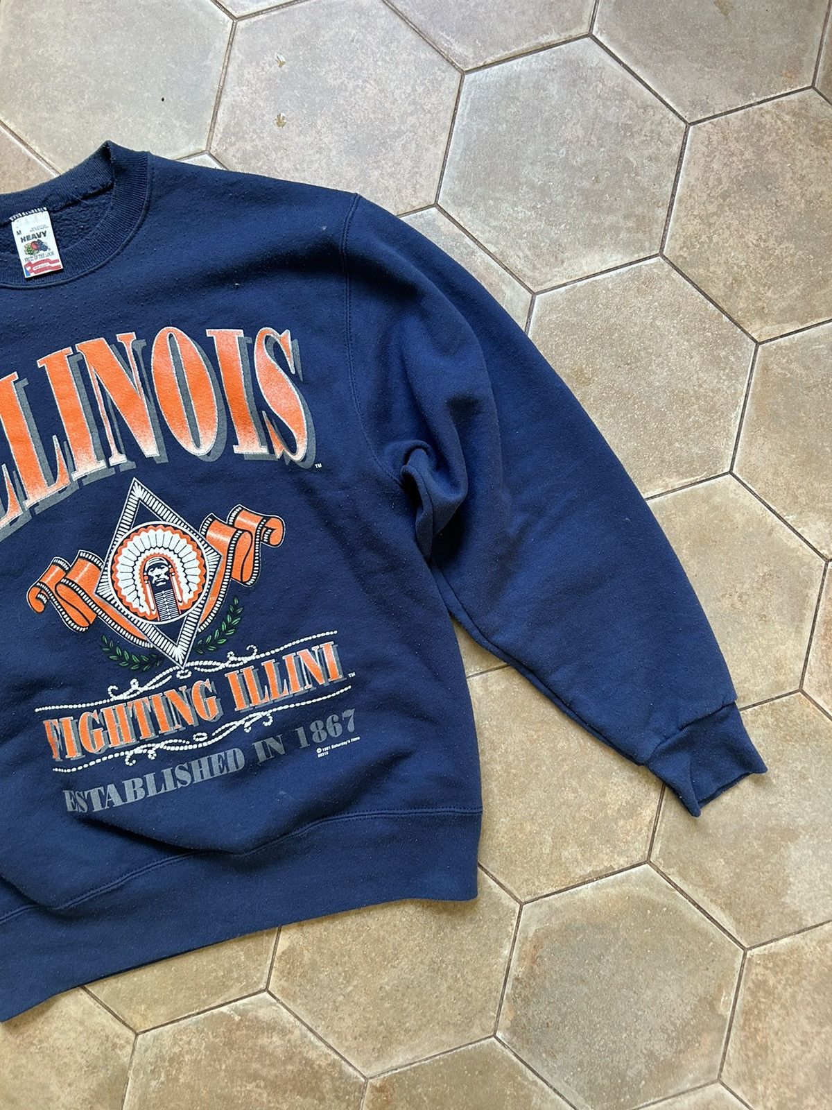 Vintage Vintage University of Illinois Sweatshirt Size US M / EU 48-50 / 2 - 3 Thumbnail