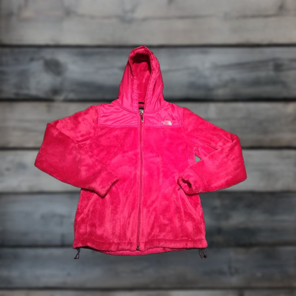 The North Face The North Face Womens Jacket Small Fleece Full Zip Hooded Pink Size S / US 4 / IT 40 - 1 Thumbnail