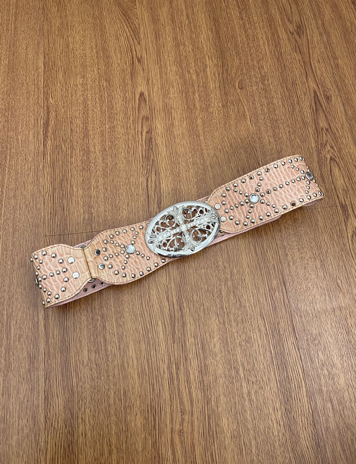 If Six Was Nine × Japanese Brand × Le Grande Bleu (L.G.B.) EGOIST crystal cross buckle belt Size ONE SIZE - 2 Thumbnail