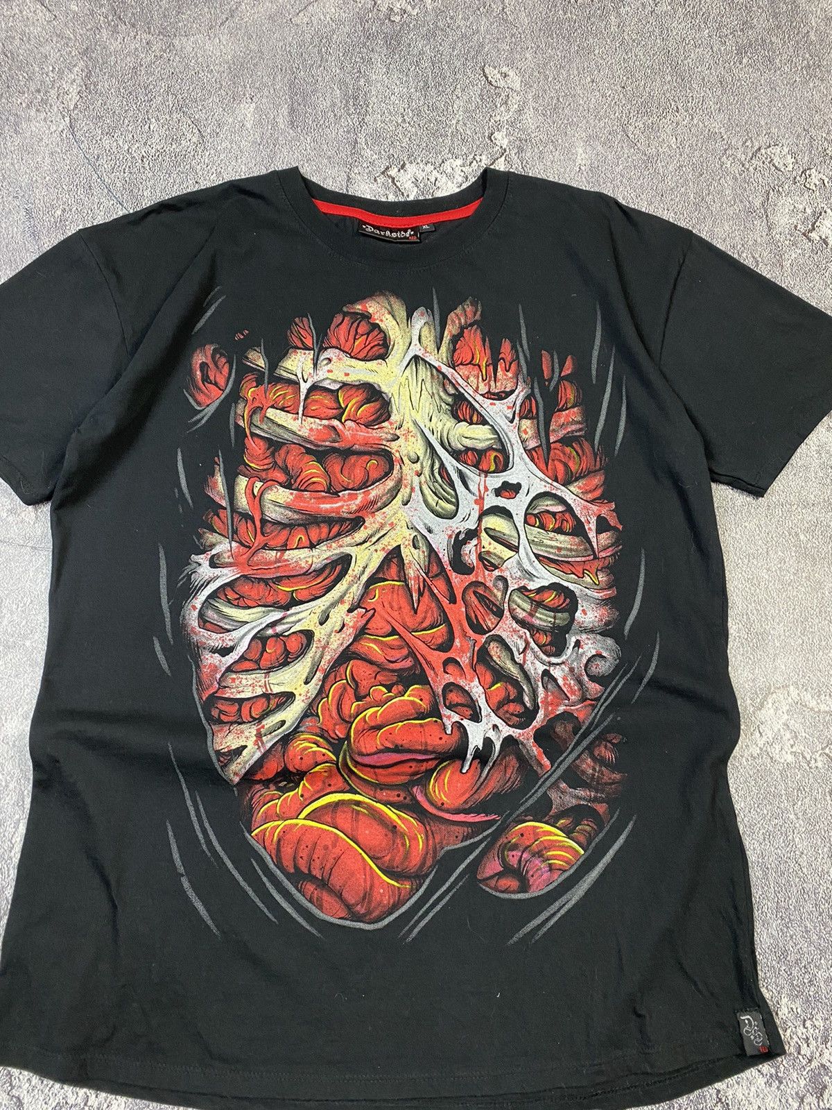 20471120 × Band Tees × If Six Was Nine Y2K Black Skeleton Beauty Beast Gothic T-shirt Size US L / EU 52-54 / 3 - 3 Thumbnail