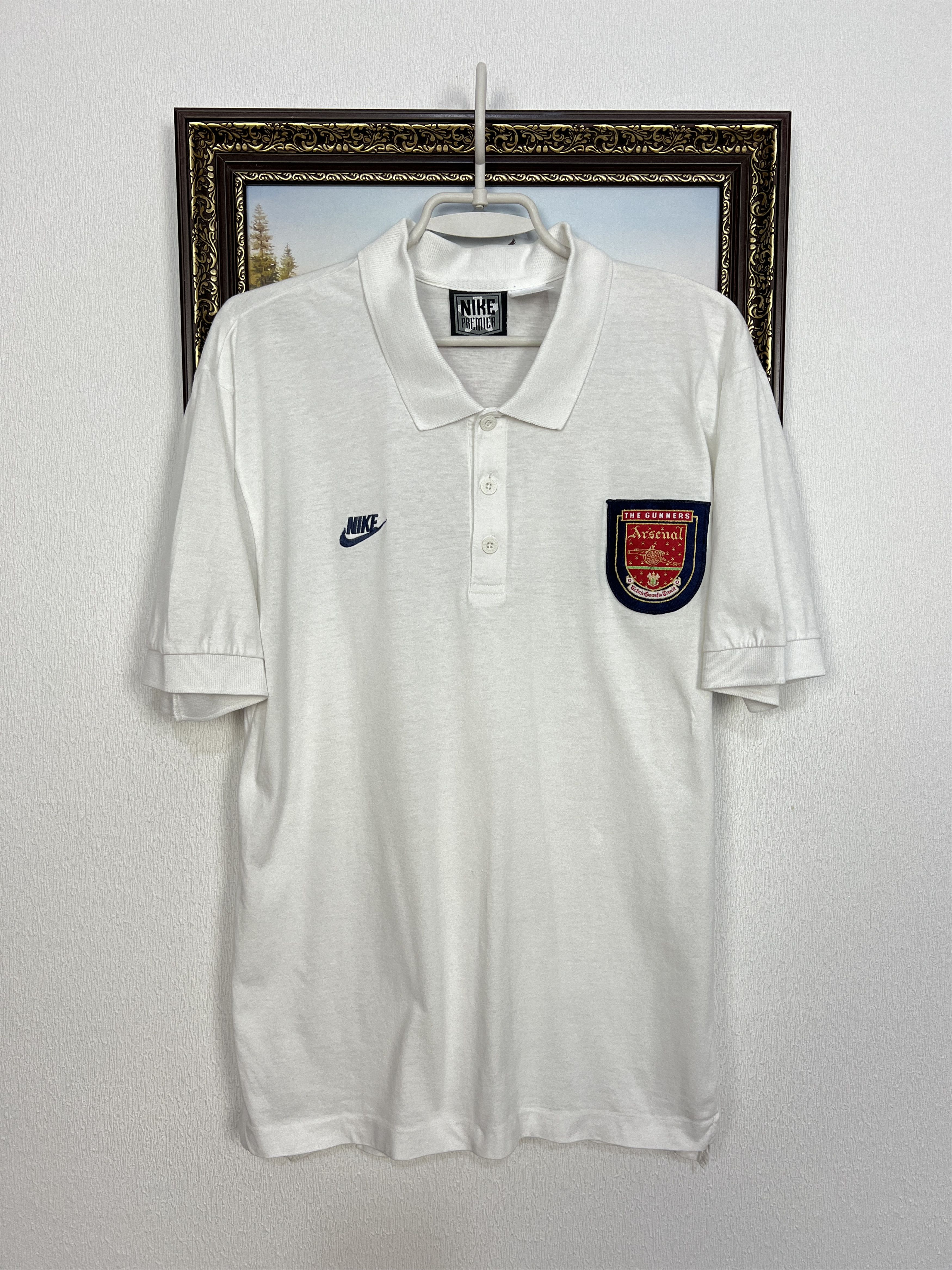 Nike Arsenal Football Train Shirt Polo Soccer Gunners Jersey Size US M / EU 48-50 / 2 - 1 Thumbnail
