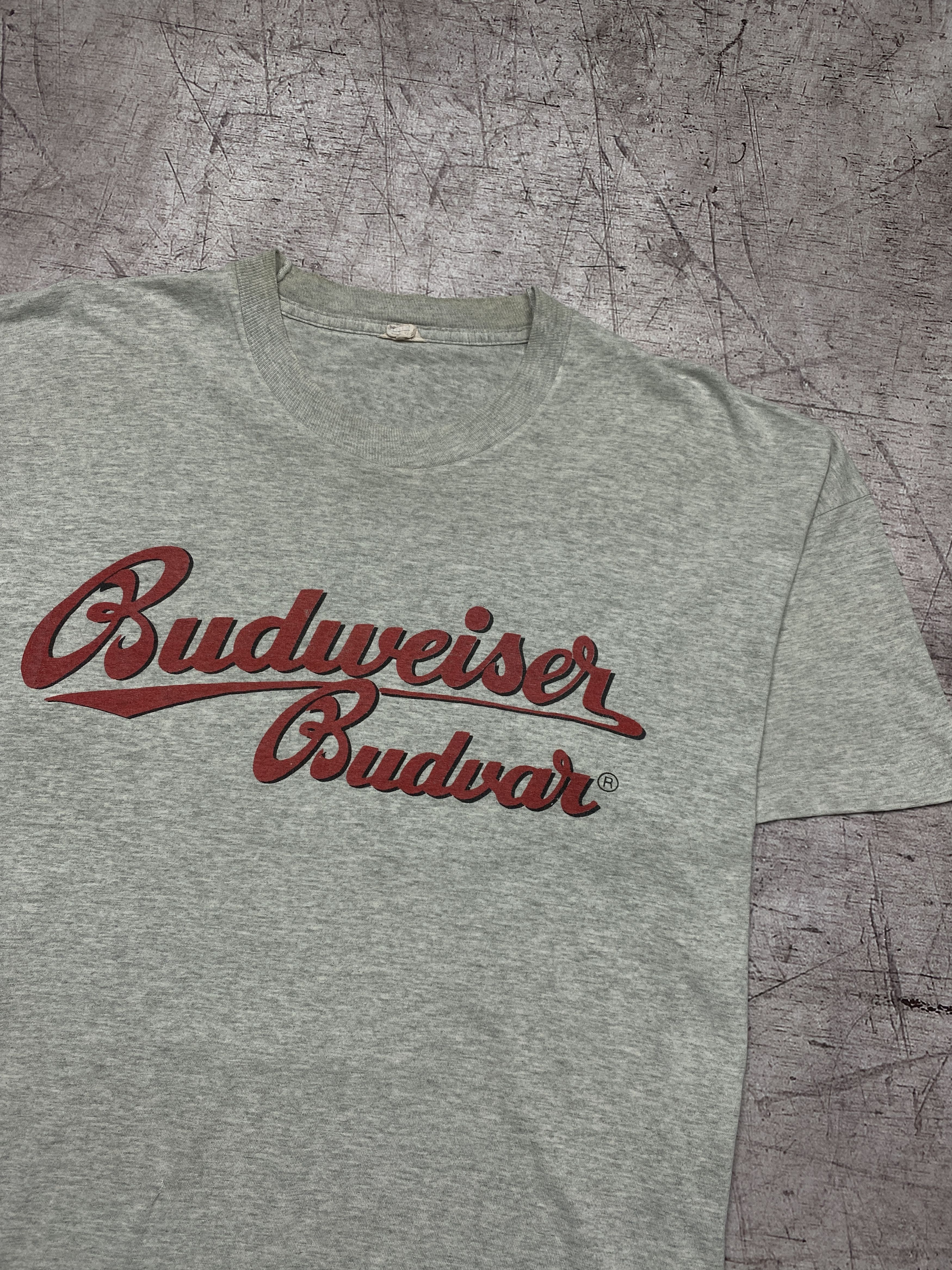 Budweiser × Vintage Budweiser 90s Vintage Mens Crew Neck T-Shirt Size US XL / EU 56 / 4 - 2 Thumbnail