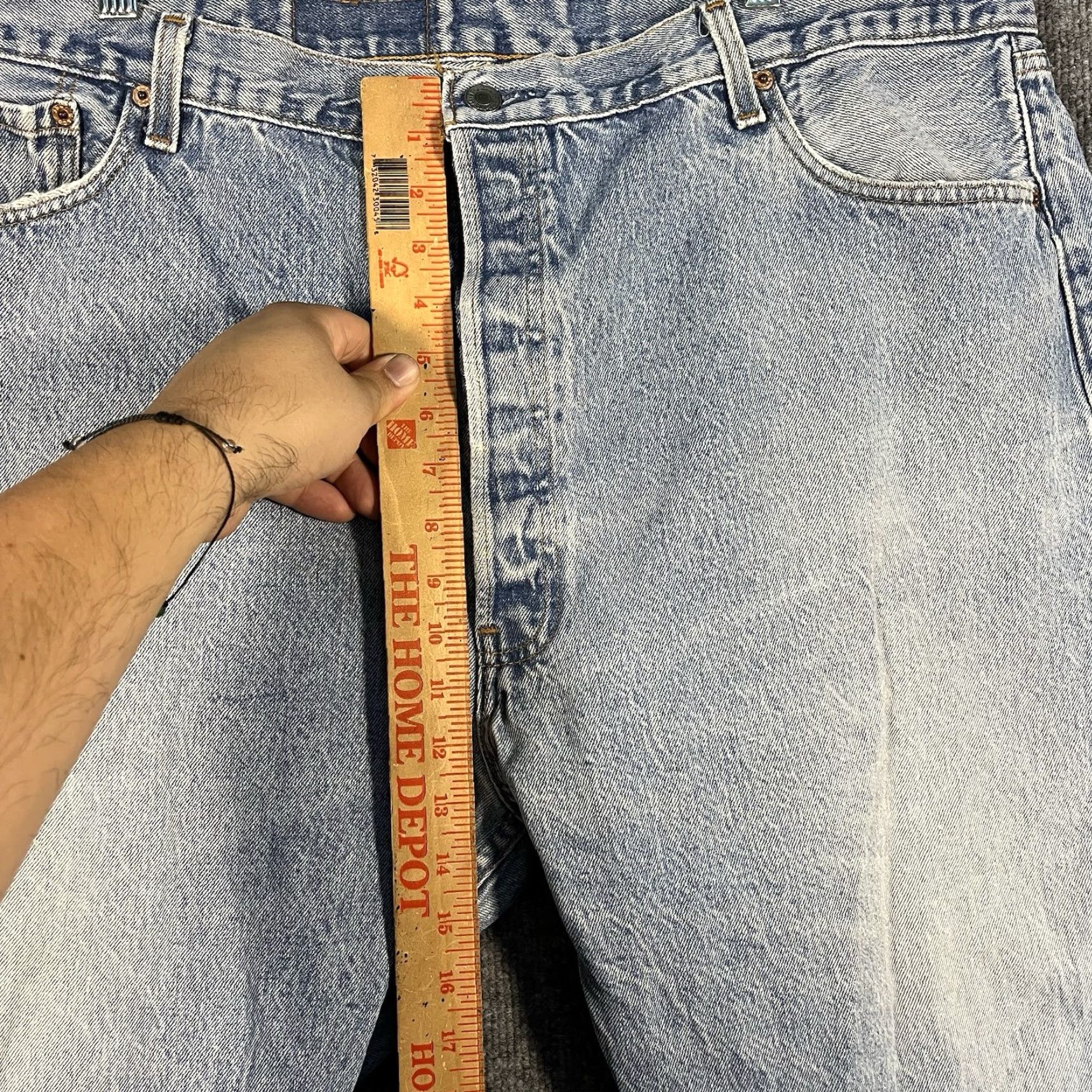 Levi's VINTAGE Levi's 501xx Jeans 501 Denim 40x26 Light Wash 90s USA Americana Denim Jeans Regular Mens 5-Pocket Button Closure Size US 40 / EU 56 - 7 Thumbnail