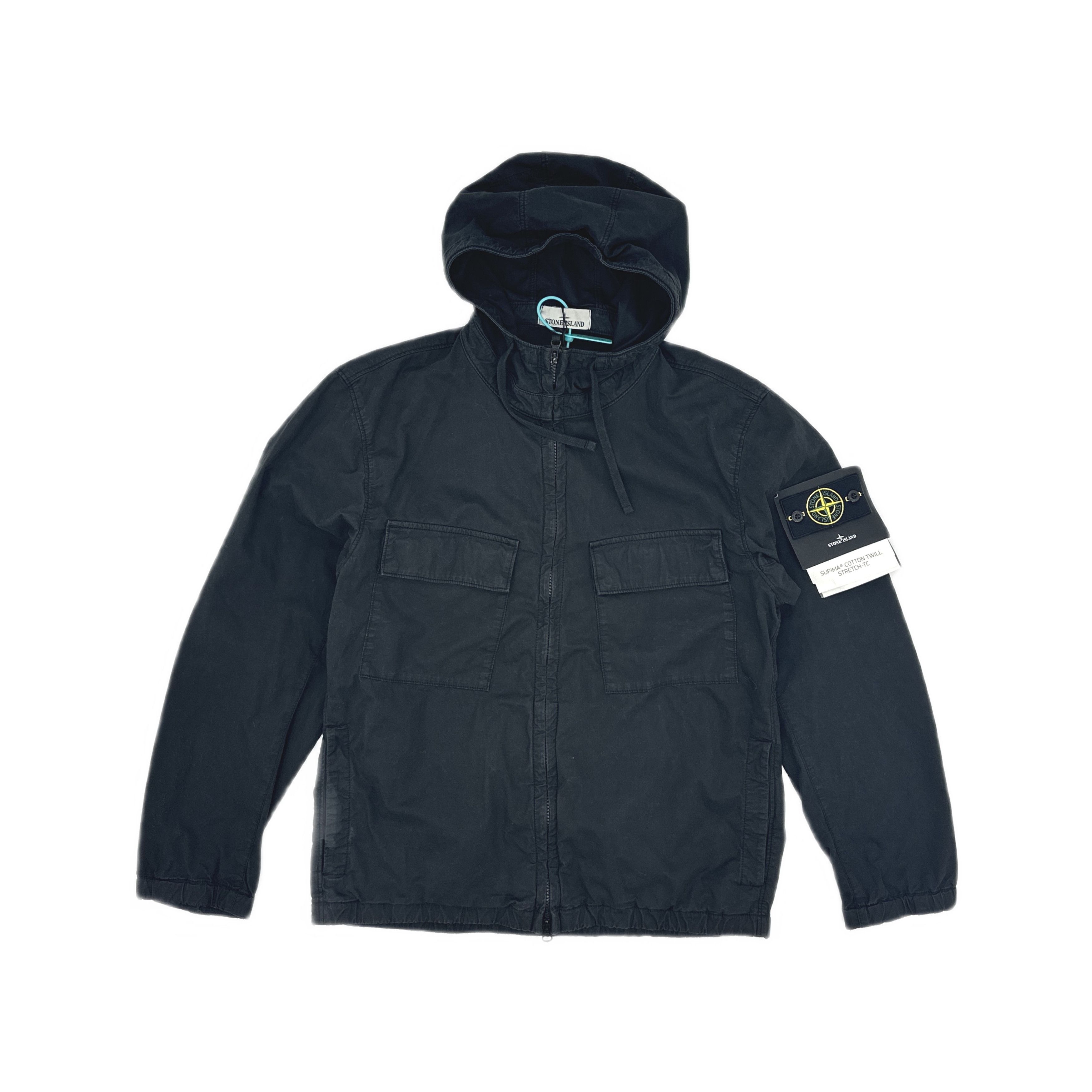 Stone Island Stone Island Pima Cotton Hooded Jacket Size L Size US L / EU 52-54 / 3 - 1 Thumbnail