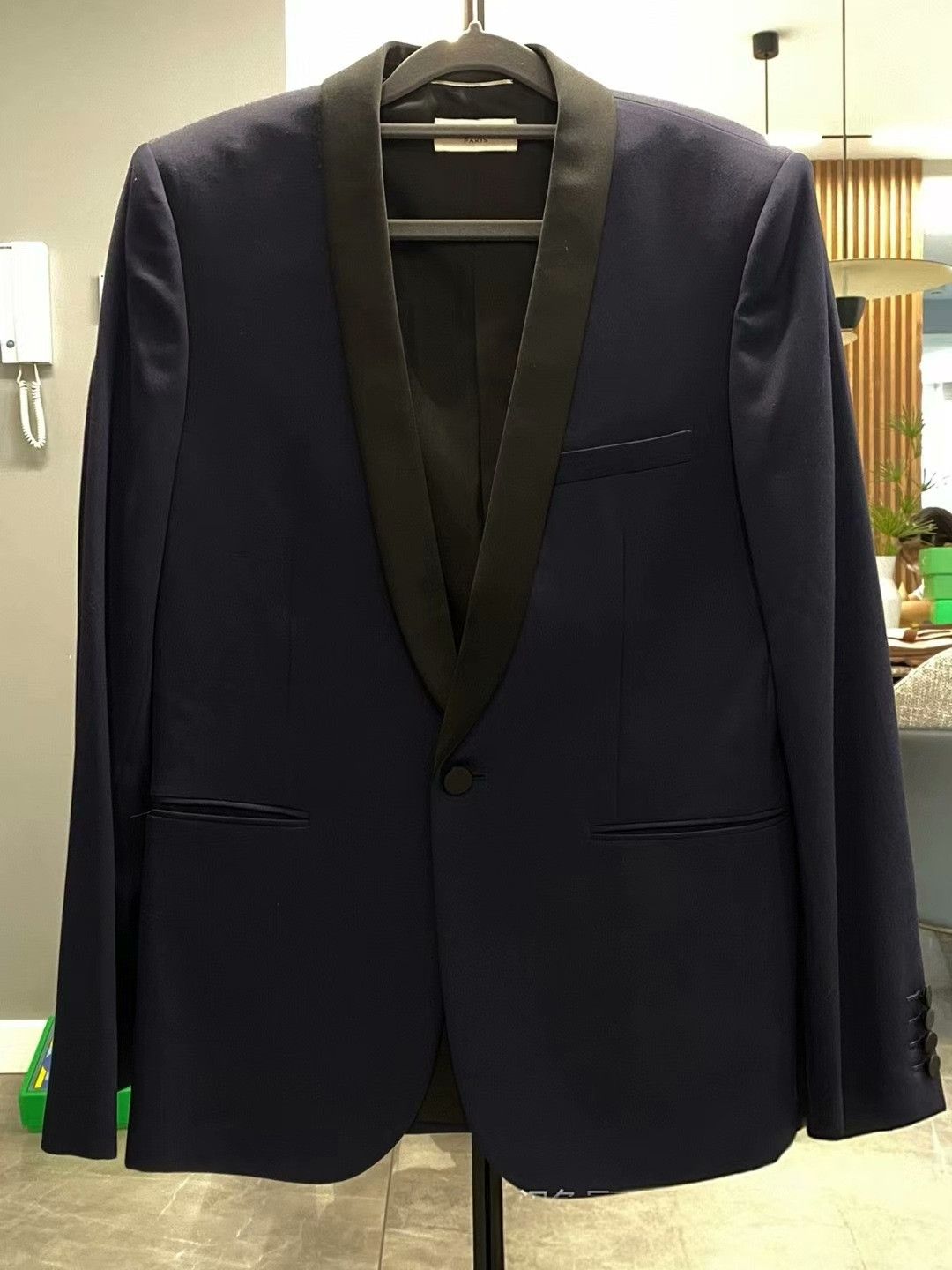 Saint Laurent Paris Saint Laurent Dark Blue Suit Set Size US M / EU 48-50 / 2 - 1 Thumbnail